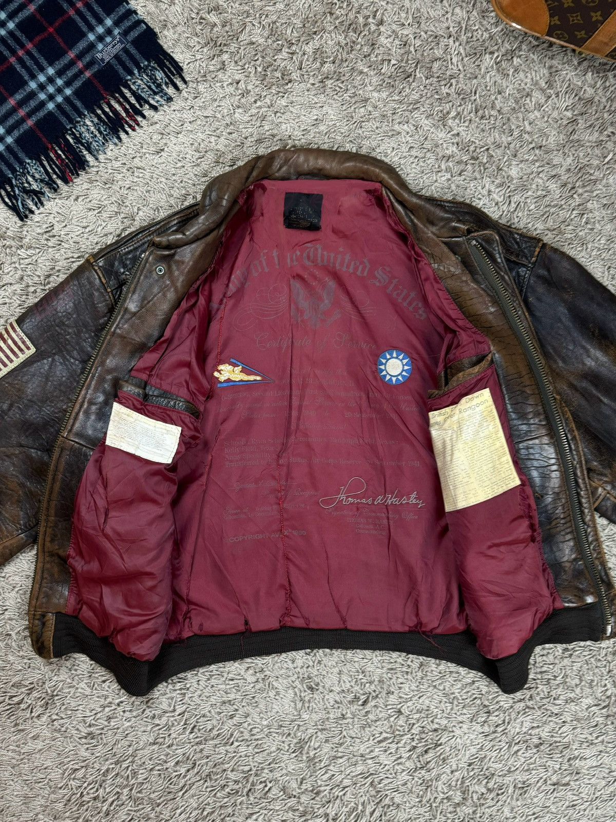 Avirex × Vintage Vintage leather jacket Avirex “Chinese Order” original item Size US XL / EU 56 / 4 - 5 Thumbnail