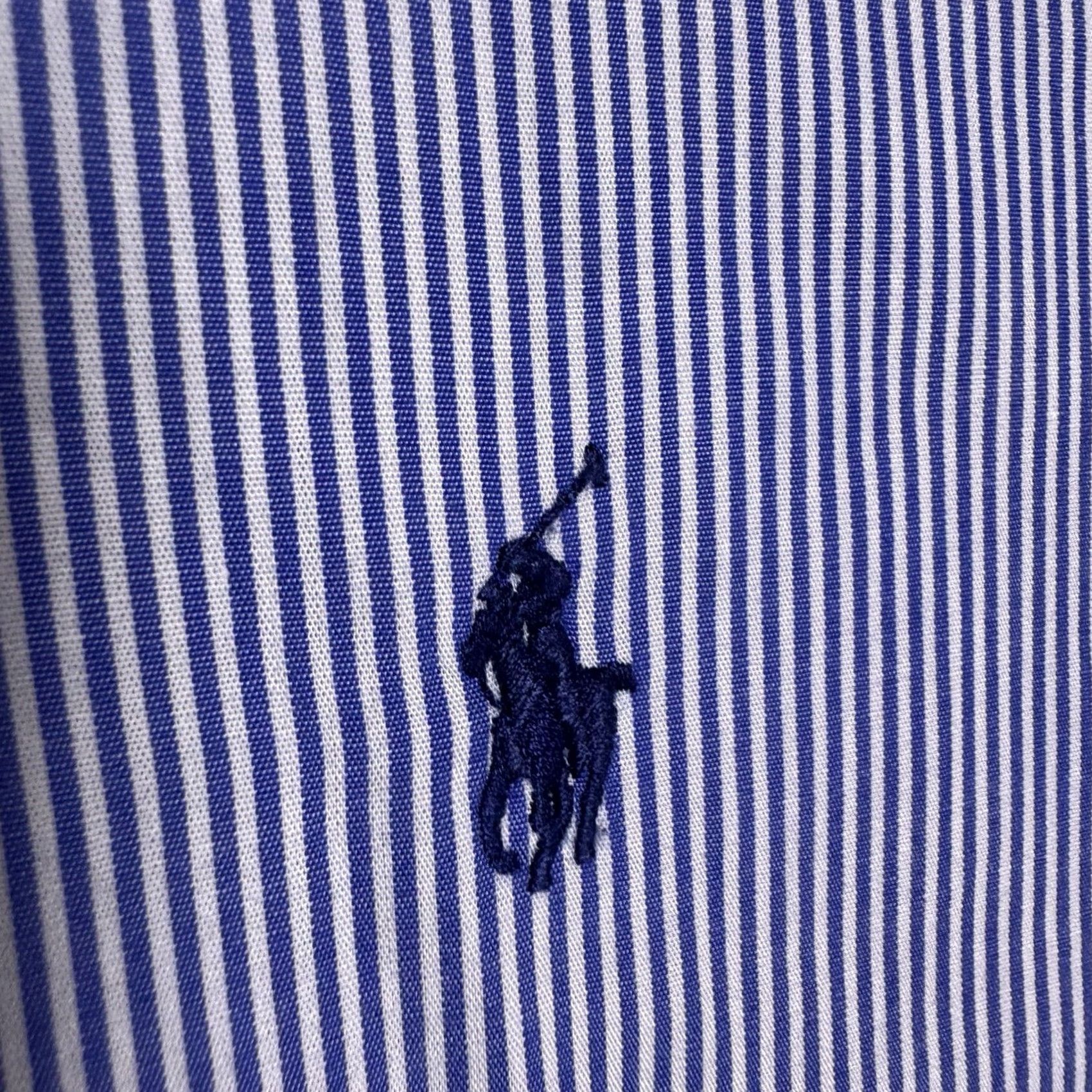 Polo Ralph Lauren Ralph Lauren Shirt Men 3XB Big Polo Pinstripe Oxford Stretch Cotton L/S Button-Up Collared Size US XXL / EU 58 / 5 - 4 Thumbnail