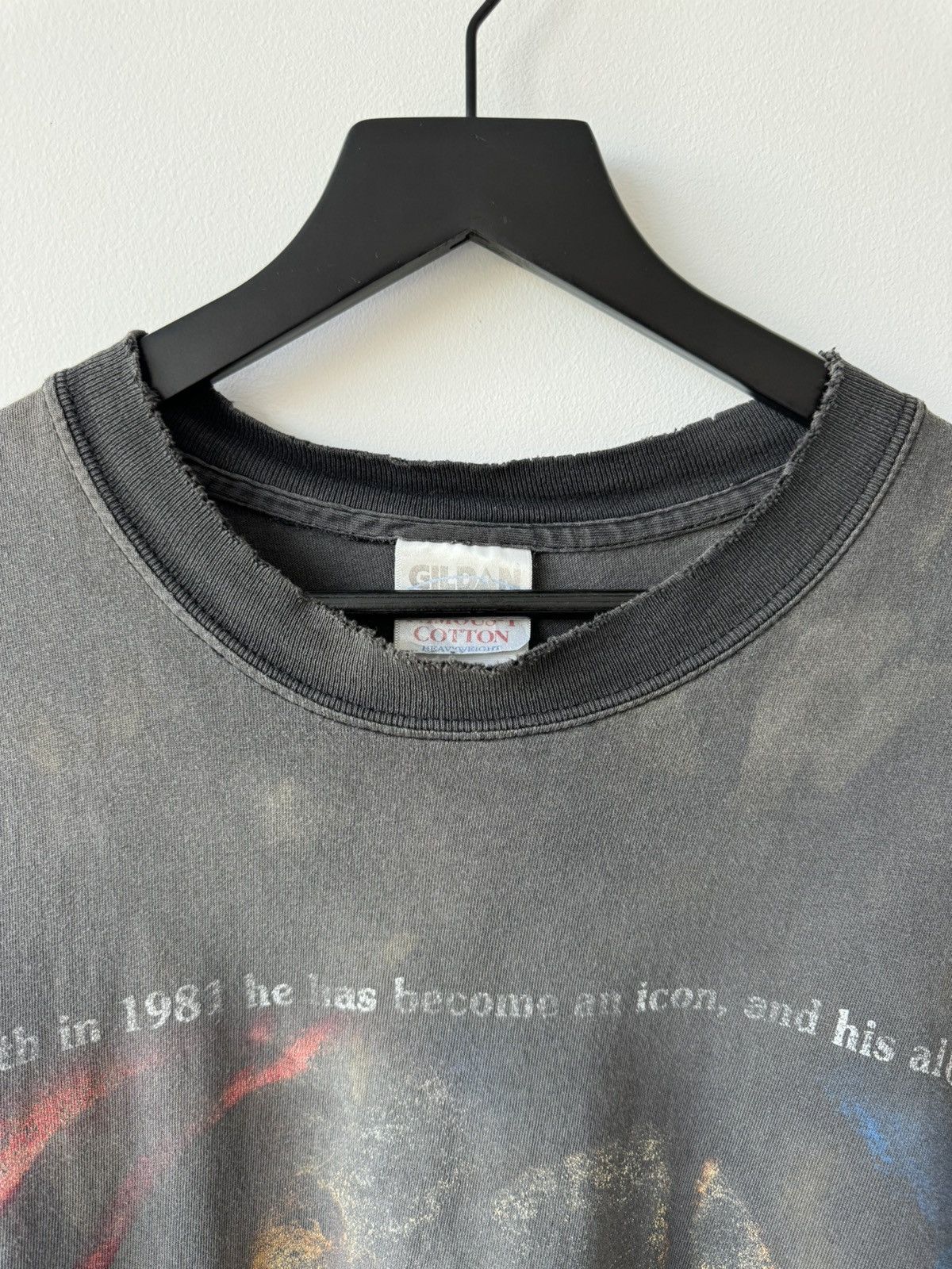 Vintage VINTAGE 90s BOB MARLEY T SHIRT FADED THRASHED OVERSIZED THIN Size US XL / EU 56 / 4 - 4 Thumbnail