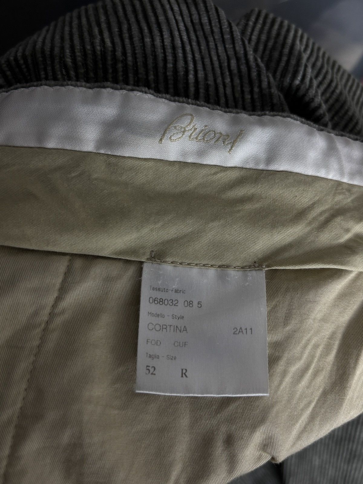 Brioni Brioni Vintage Corduroy Chino Pants Size US 36 / EU 52 - 8 Thumbnail