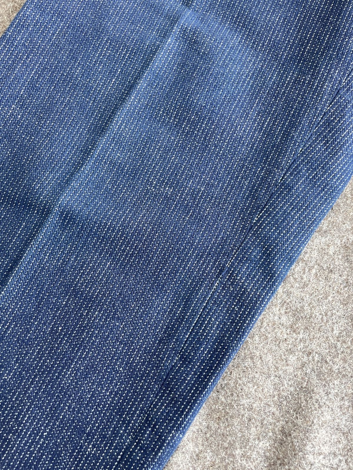 Vintage Antique Denim Striped Pants from 20-40’s Size US 30 / EU 46 - 10 Thumbnail