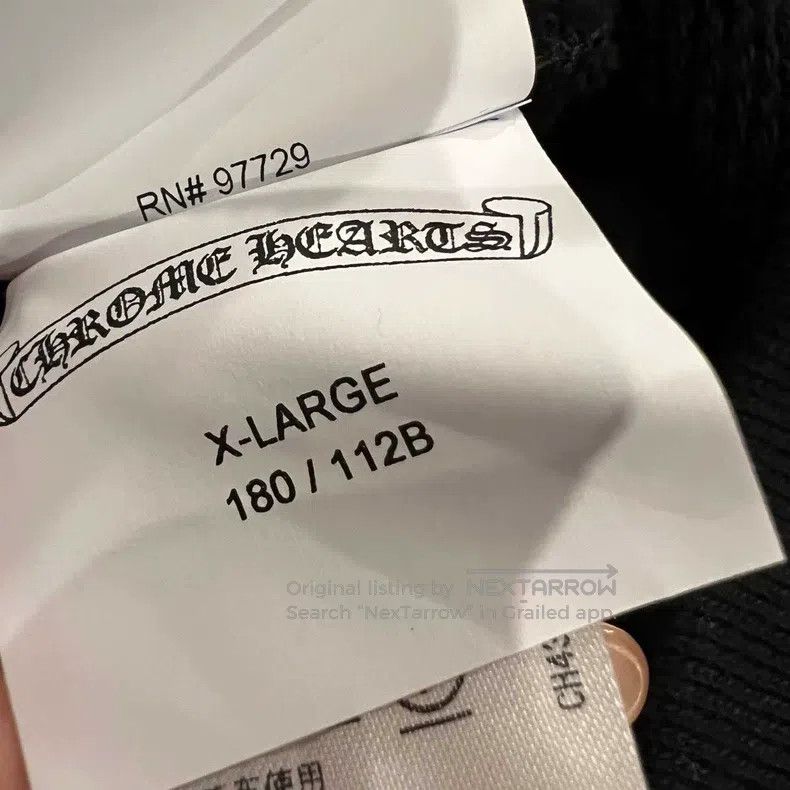Chrome Hearts CHROME HEARTS Size XL Brand-new three-cross embroidered bla Size US XL / EU 56 / 4 - 7 Thumbnail