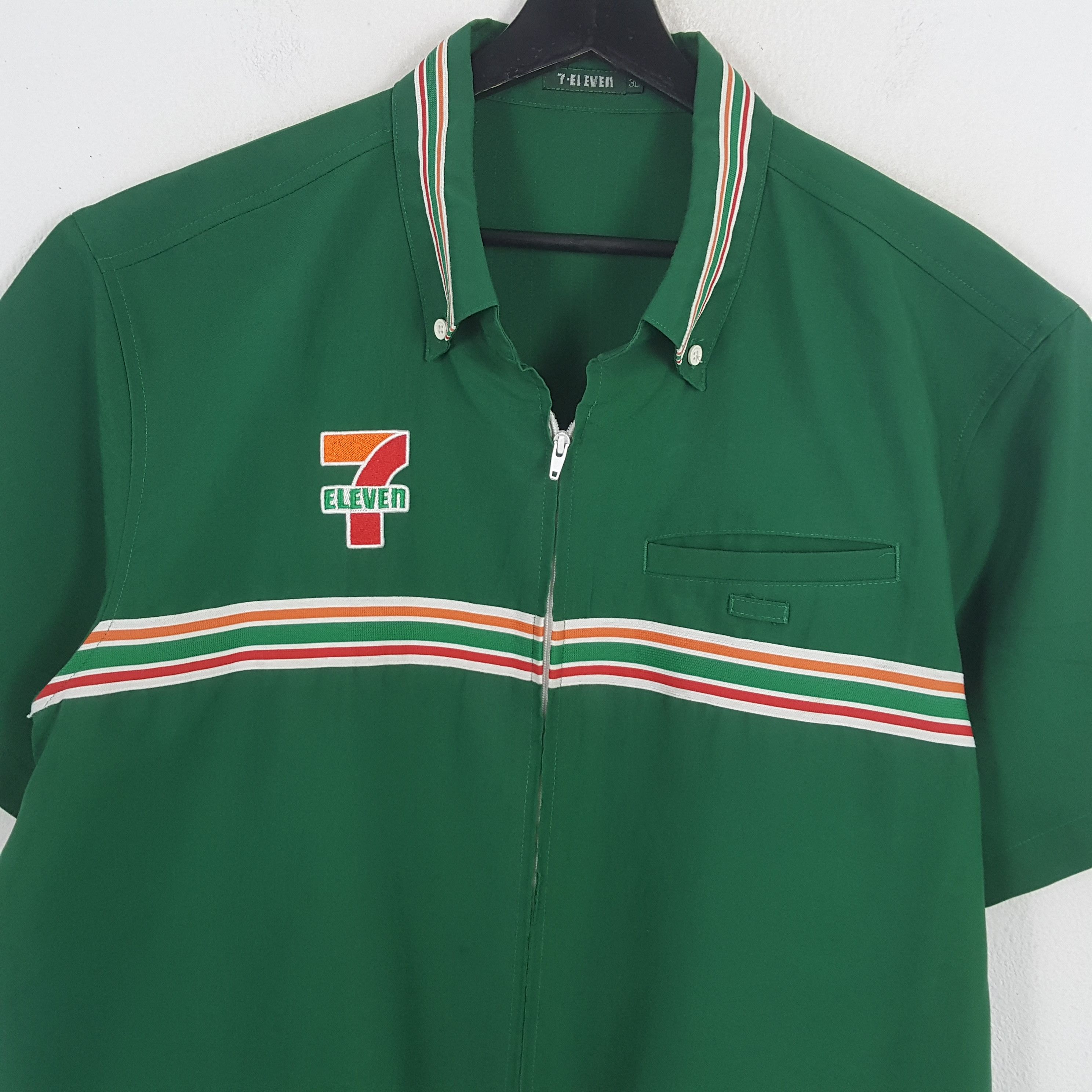 Japanese Brand × Vintage 7 ELEVEn Japanese Workers Workwear Jacket Size US L / EU 52-54 / 3 - 4 Thumbnail