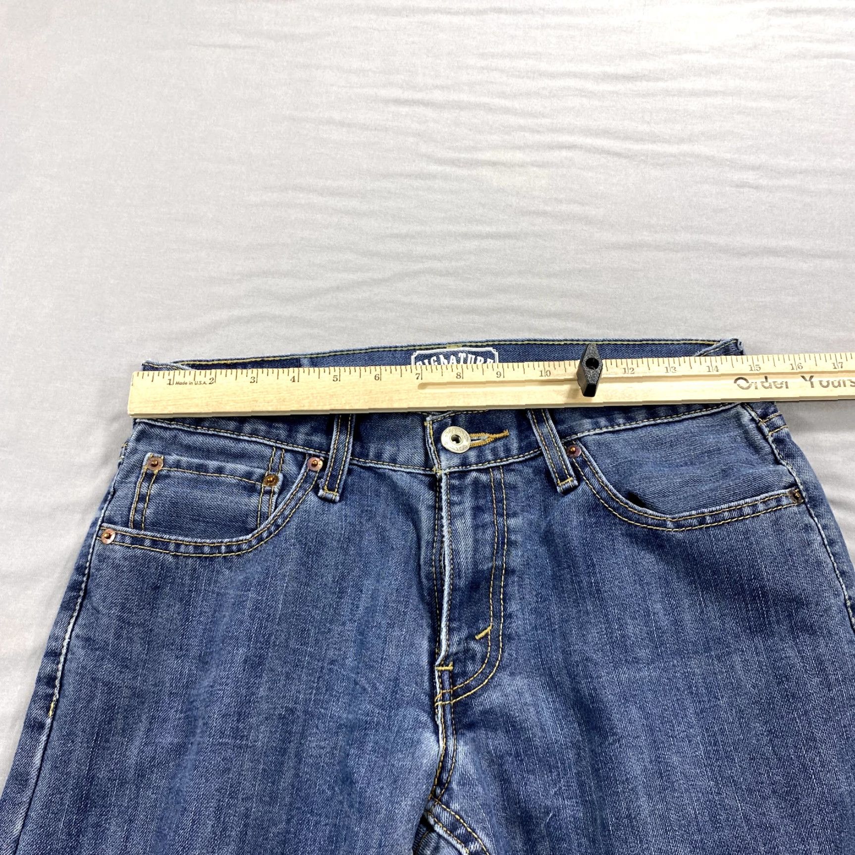 Levi's VINTAGE Levi's Jeans Mens 30x30 Blue Denim Slim Straight Y2K Adult Slim Jeans Mens 30 Blue 5-Pocket USA Classic Size US 30 / EU 46 - 6 Thumbnail