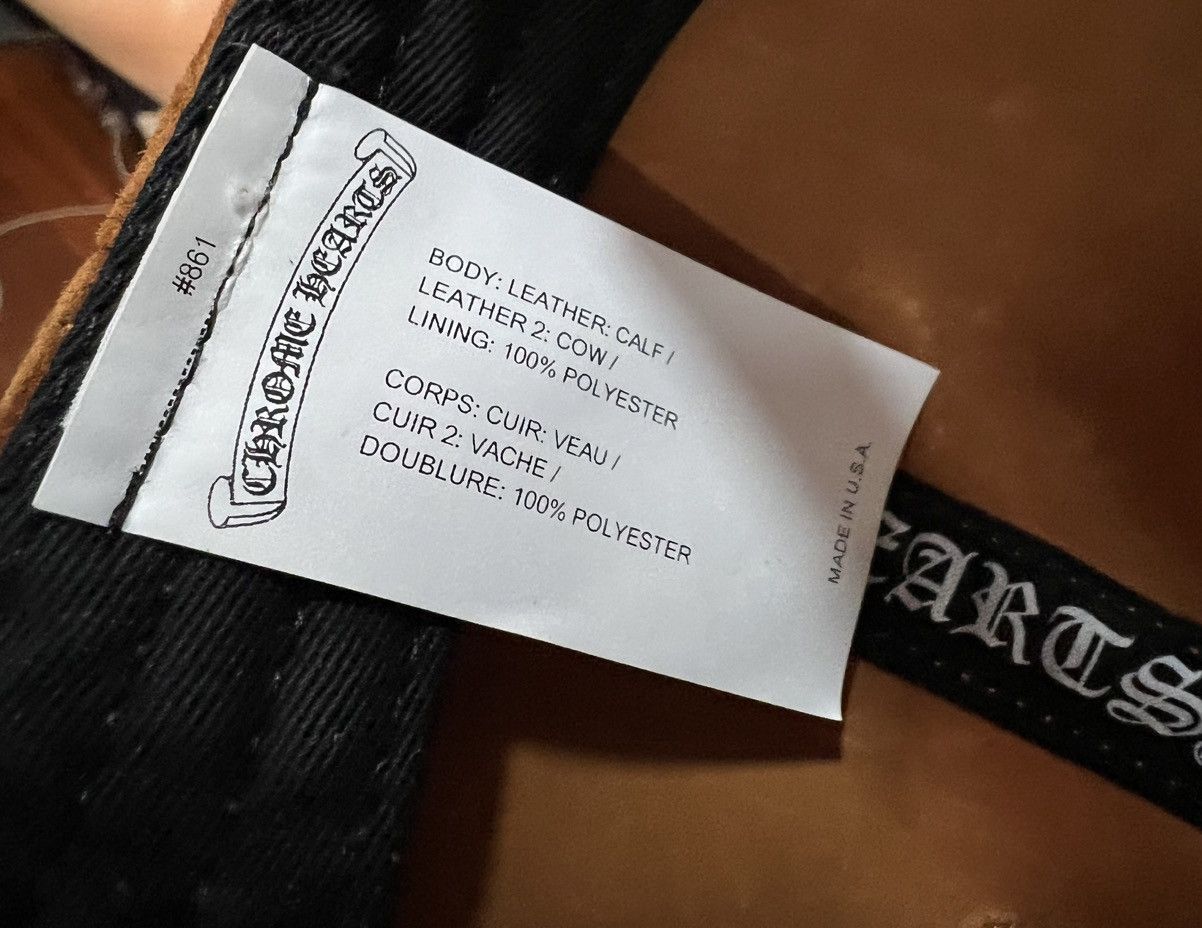 Chrome Hearts Chrome Hearts 5-Panel Brown Suede Dagger Hat (Unopened) Size ONE SIZE - 14 Thumbnail