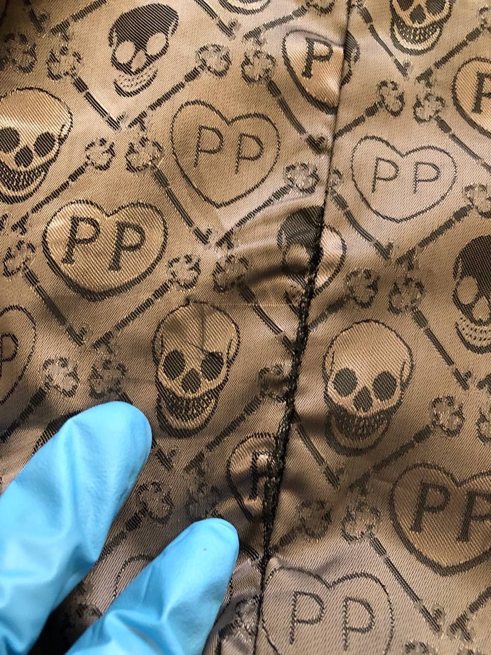 Philipp Plein Philipp Plein 's Black Leather Bomber Jacket Size US L / EU 52-54 / 3 - 9 Thumbnail