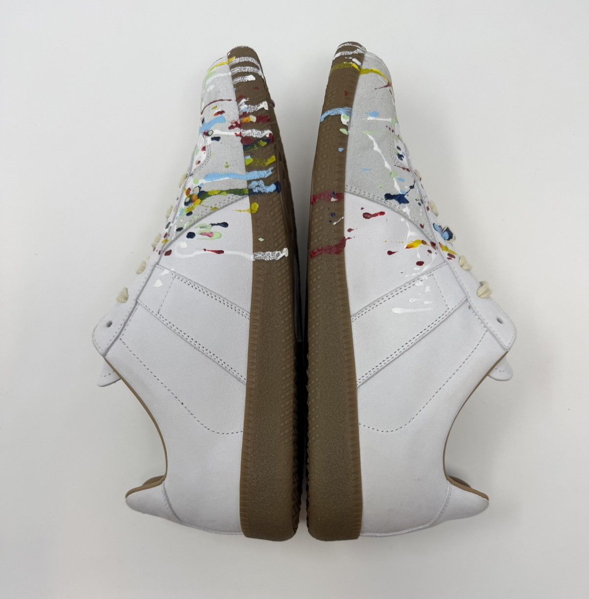 Maison Margiela Maison Margiela Paint Splatter Replica GAT White Size US 7 / EU 40 - 4 Thumbnail