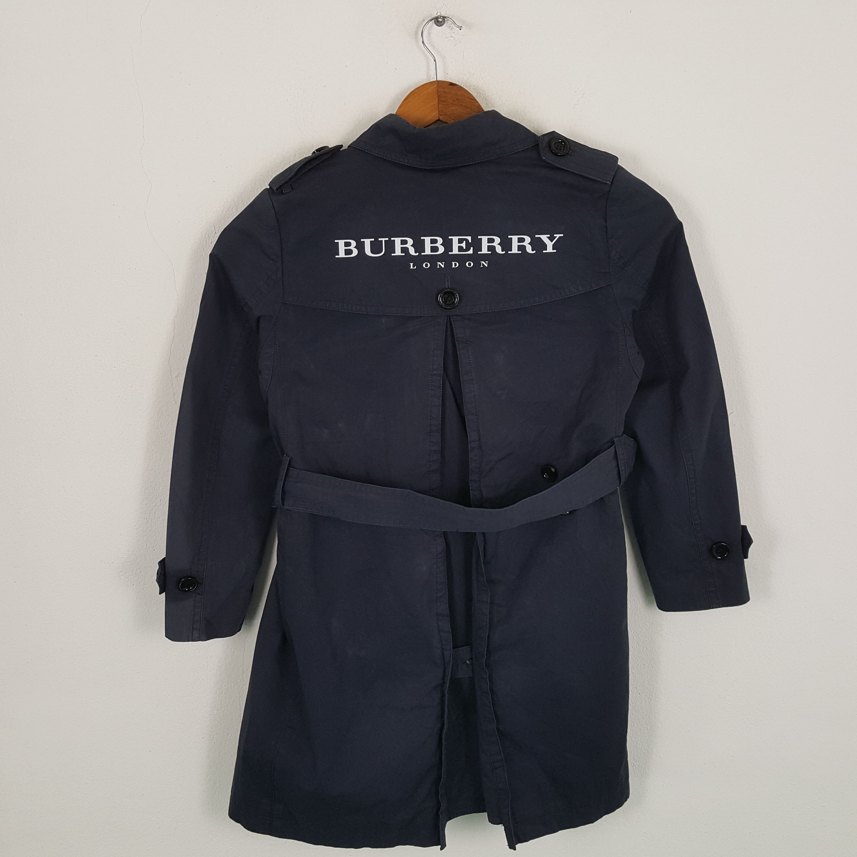 Burberry × Vintage Vintage BURBERRY BRIT Fashion Brand Designer Coat Jacket Size US S / EU 44-46 / 1 - 1 Thumbnail