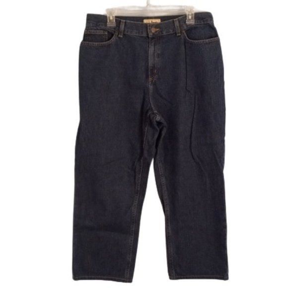 L.L. Bean L.L. Bean Size 14P Jeans Womens Classic Curvy Fit 100% Cotto Size 34" / US 12 / IT 48 - 1 Thumbnail