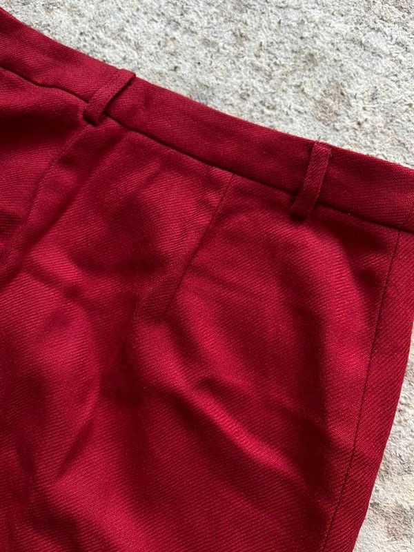 Burberry Burberry London Sz 42 / XL Red New Wool Pants 2000s Spain Size 36" / US 14 / IT 50 - 3 Thumbnail