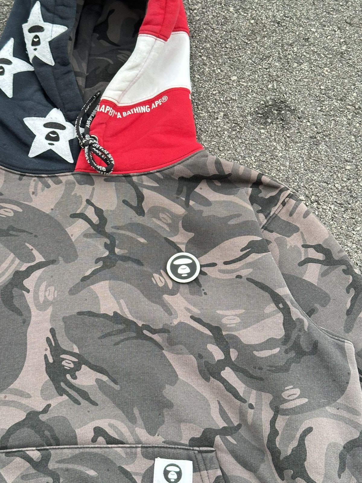 Aape AAPE by A Bathing Ape camouflage hoodie. Size US L / EU 52-54 / 3 - 8 Thumbnail