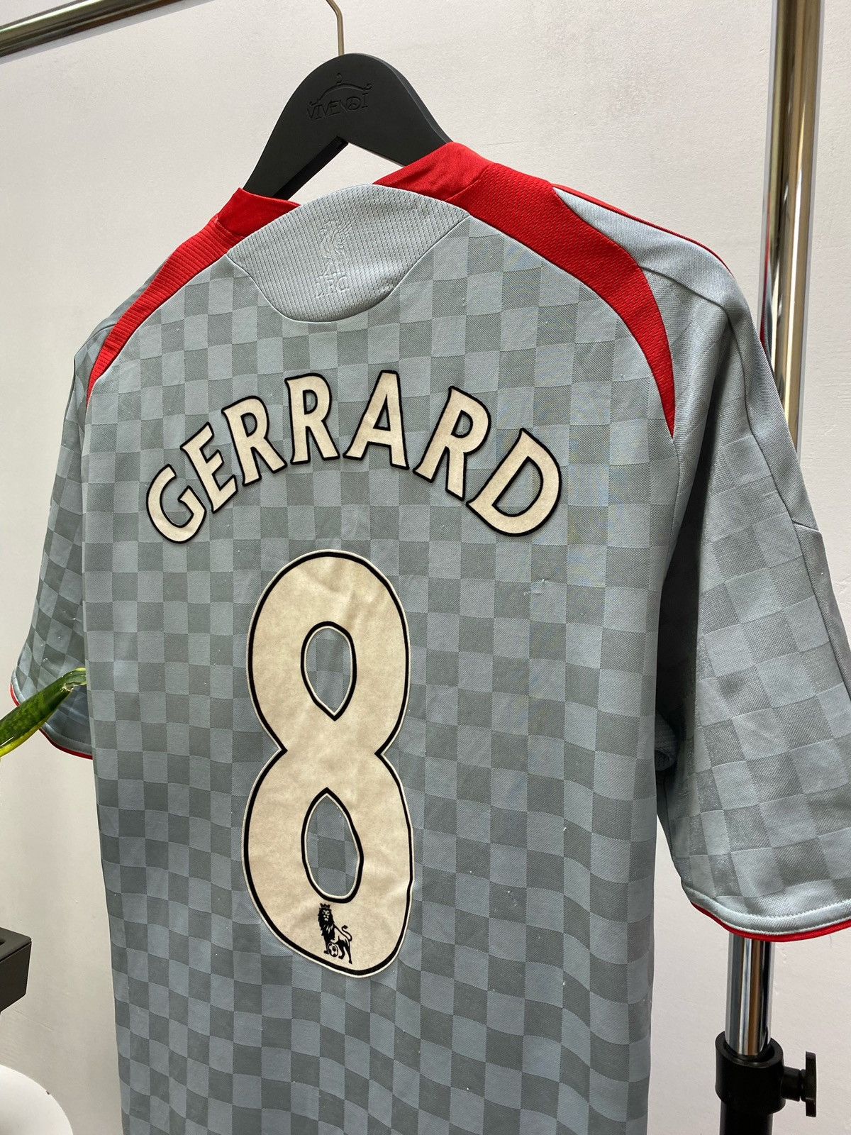 Adidas Liverpool 2008 2009 # Gerrard Away Soccer Jersey Football Size US XL / EU 56 / 4 - 18 Thumbnail
