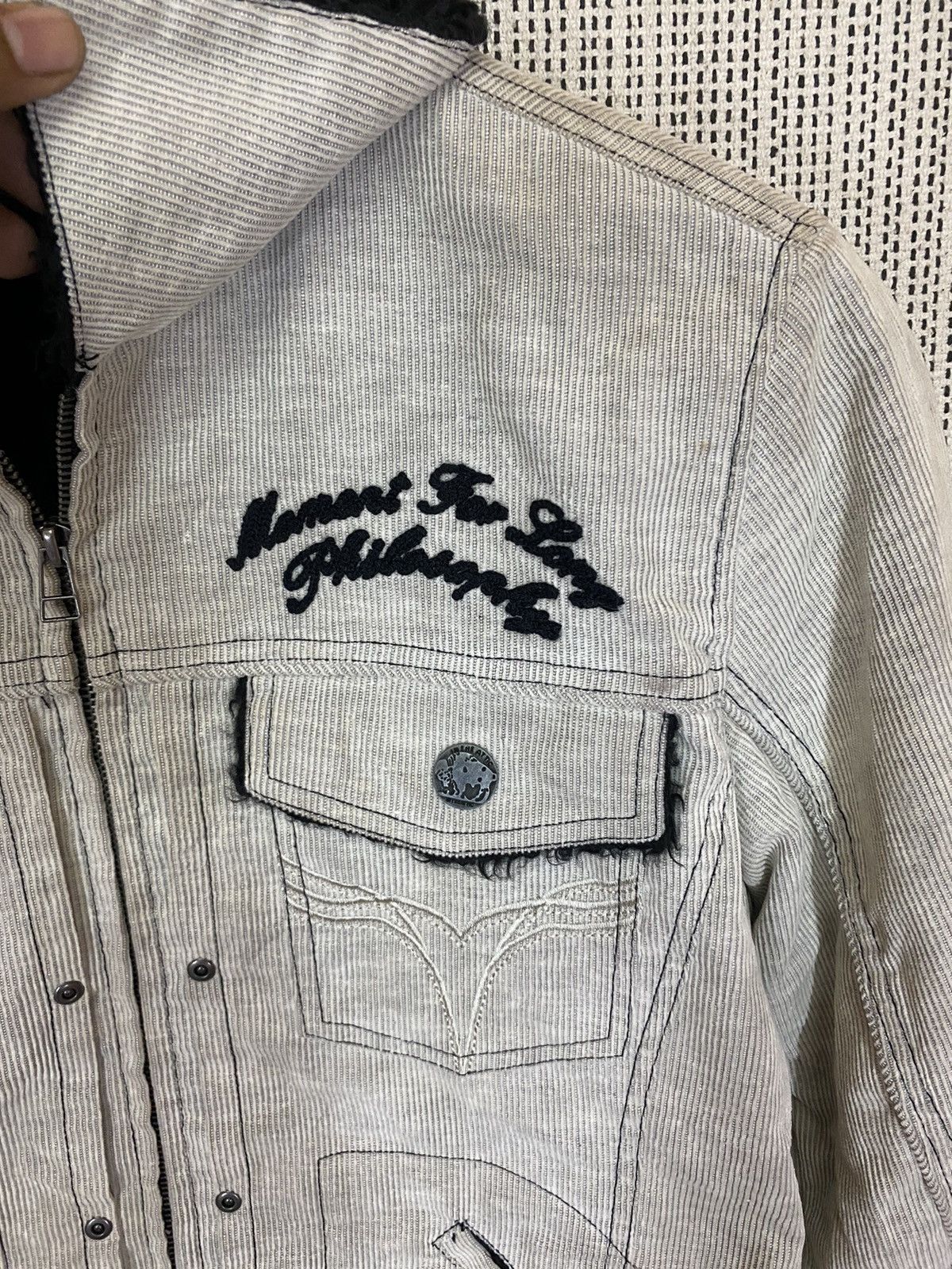 ‼️IN THE ATTIC COUDROY JACKET ZIPPER inside FLEECE very rare