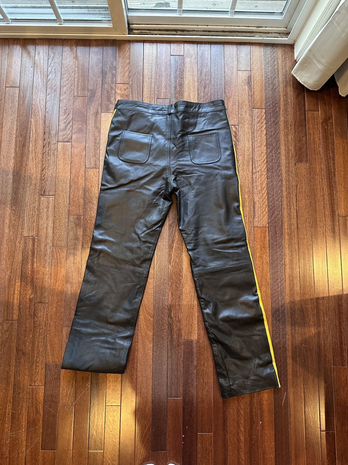 Vale Vale Kill Bill Moto Pants - black - Faux Leather - size 34 Size US 34 / EU 50 - 3 Thumbnail