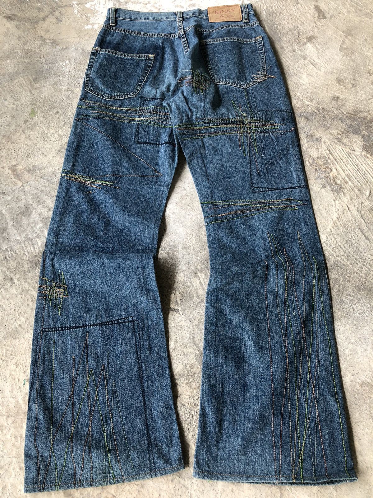 Hysteric Glamour Hysteric glamour Stitched Denim Flare Size US 28 / EU 44 - 2 Thumbnail