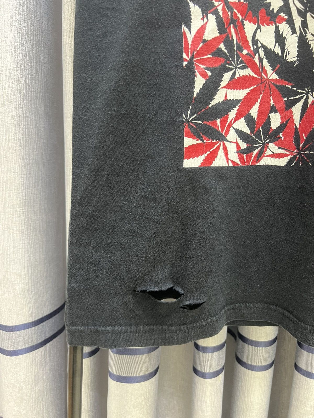 Japanese Brand THRASHED FADED CANNABIS TIGER MOTION DISTRESSED TEE Size US L / EU 52-54 / 3 - 2 Thumbnail