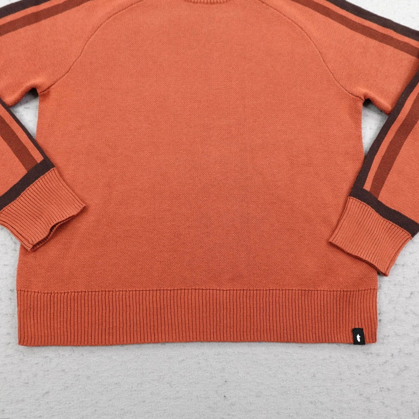Cotopaxi Cotopaxi Sweater Womens Medium Orange Libre Mock Neck Pullover Merino Wool Blend Polyester Knit Solid Knitwear Size M / US 6-8 / IT 42-44 - 3 Thumbnail