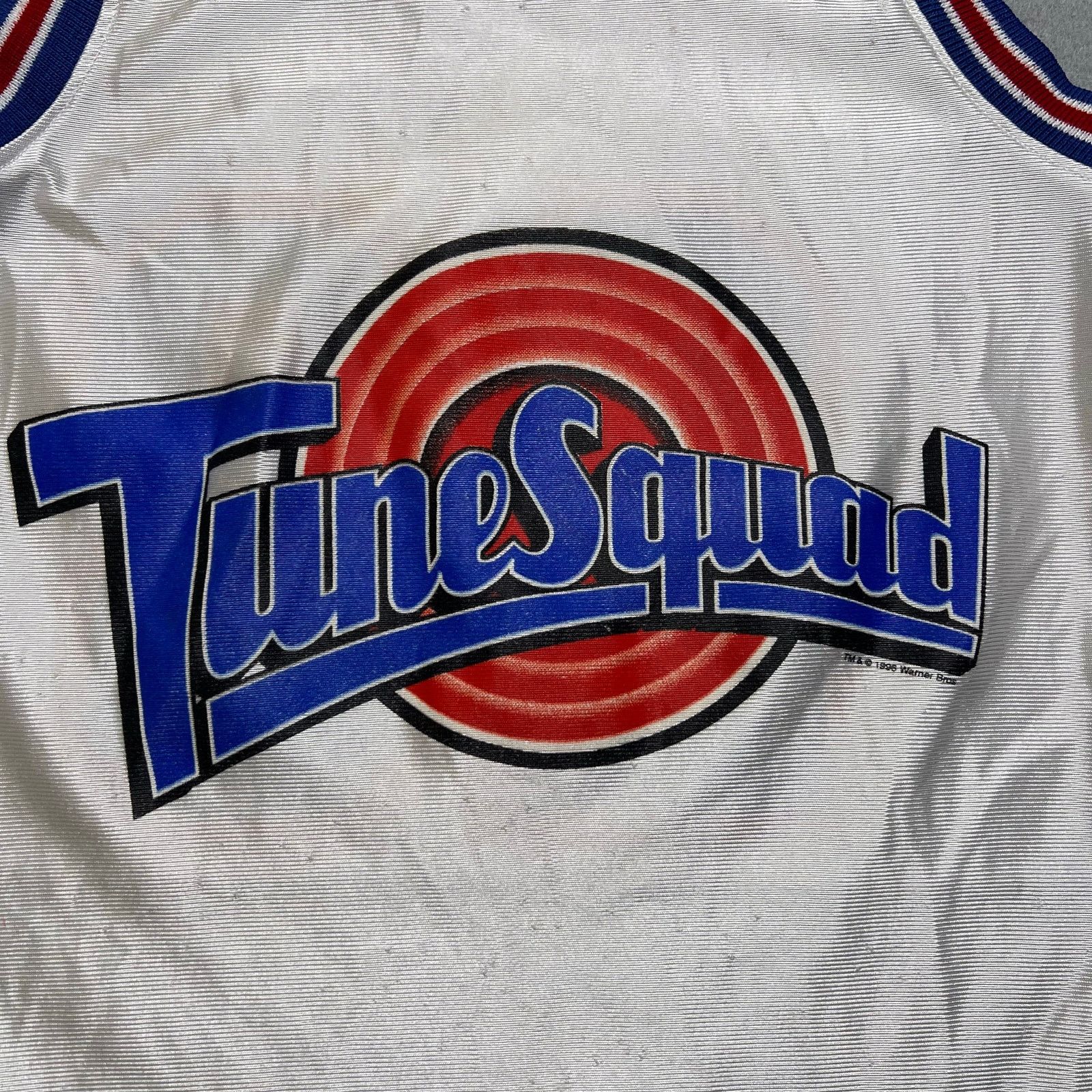 Warner Bros Vintage 90s Space Jam Tune Squad Basketball Jersey Youth S Size US S / EU 44-46 / 1 - 11 Thumbnail