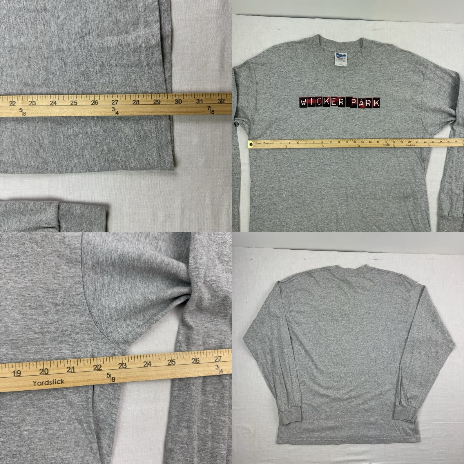 Gildan VINTAGE Gildan Wicker Park Movie Promo T-Shirt Adult XL Gray Long Sleeve Y2K Mens Size US XL / EU 56 / 4 - 8 Thumbnail