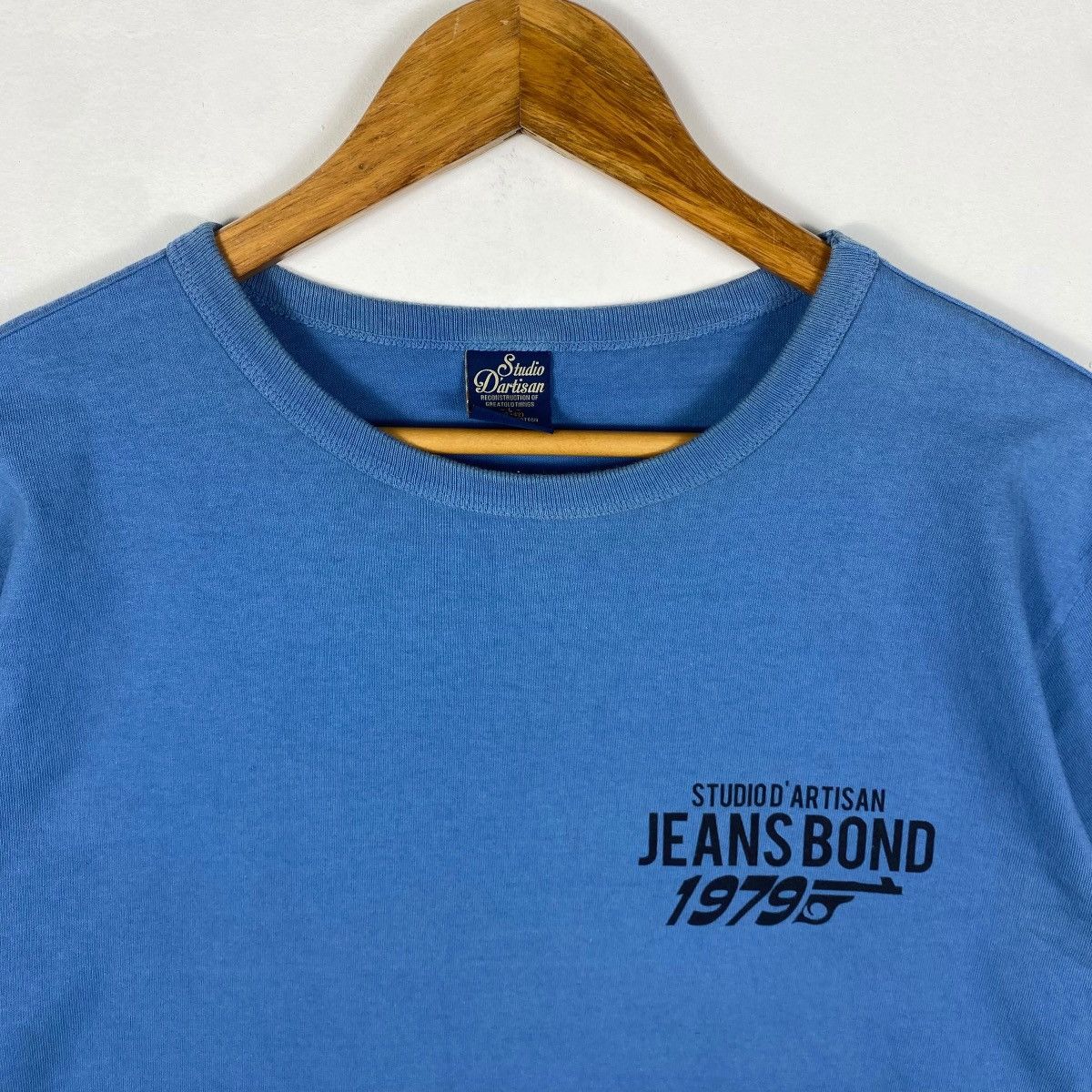 Studio D'Artisan Japanese Brand STUDIO D'ARTISAN Jeans Bond Graphic Tee Shirt Size US L / EU 52-54 / 3 - 6 Thumbnail