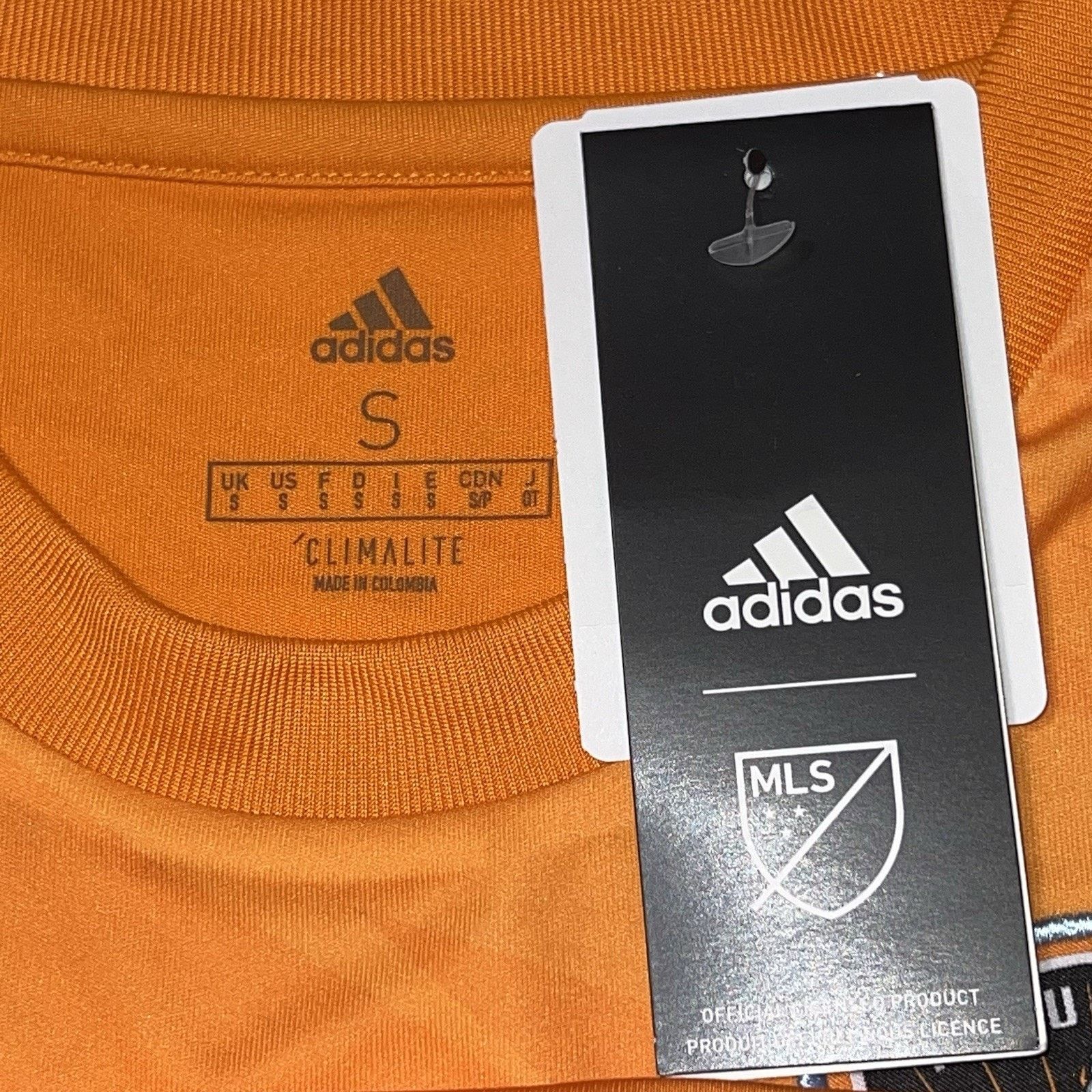 Adidas Adidas Climalite Houston Dynamo MLS DP4833 Jersey Sz Small Size S / US 4 / IT 40 - 6 Thumbnail