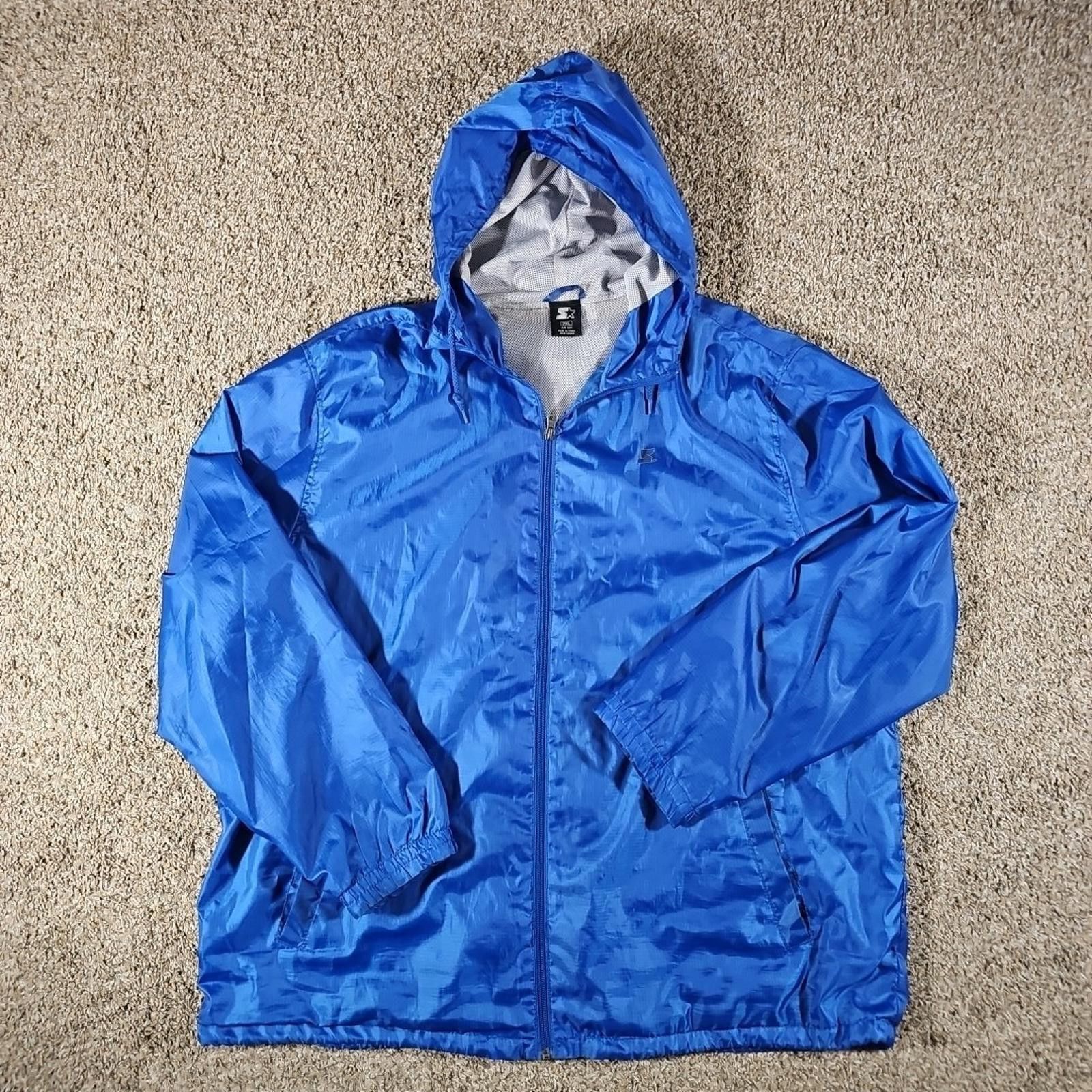 Starter Starter 2XL 50-52 Blue Fullzip Hooded Jacket Size US XXL / EU 58 / 5 - 1 Thumbnail