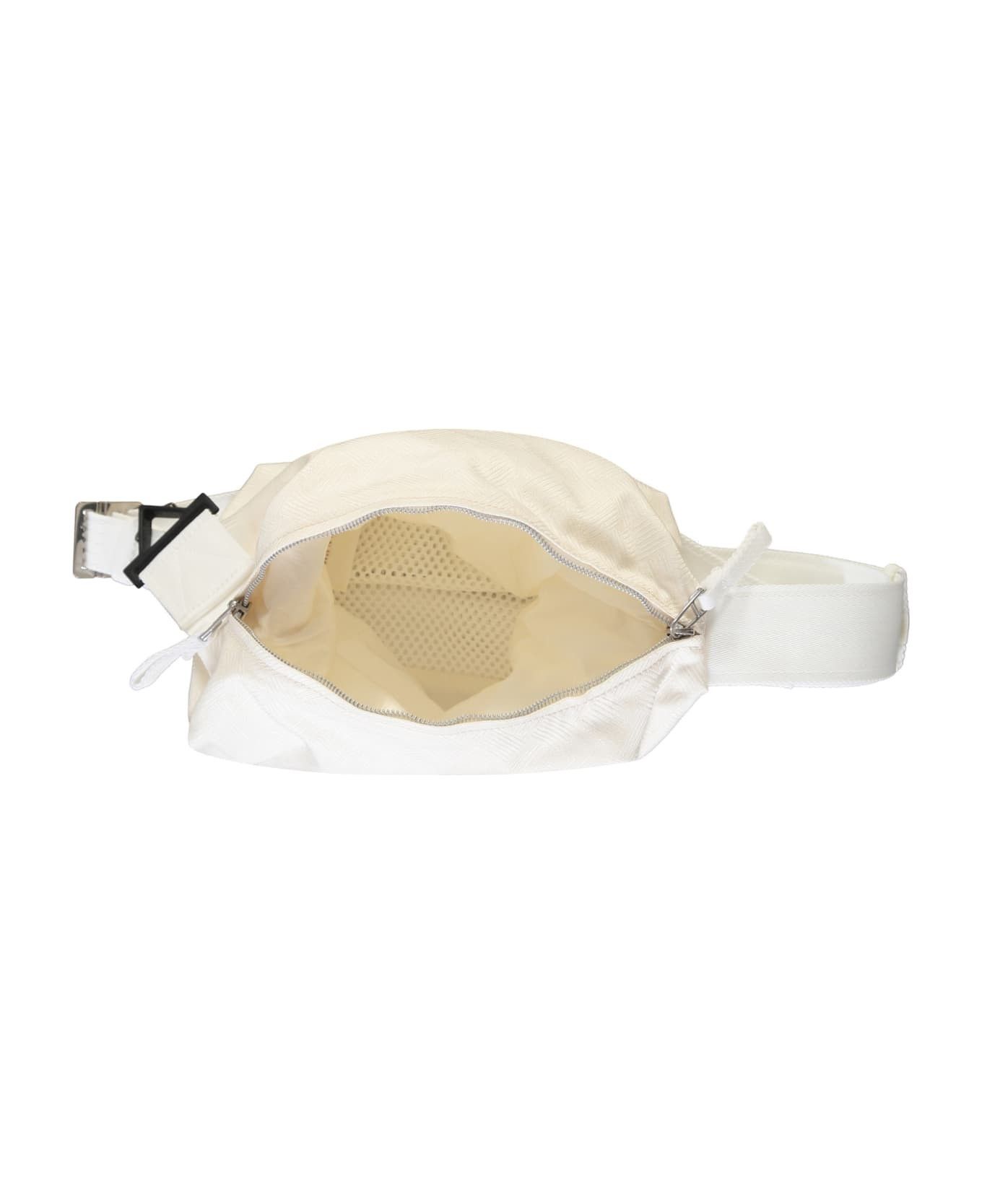 Bottega Veneta o1n1vont0125 Size: OS / Nylon Messenger Bag in White Size ONE SIZE - 4 Thumbnail
