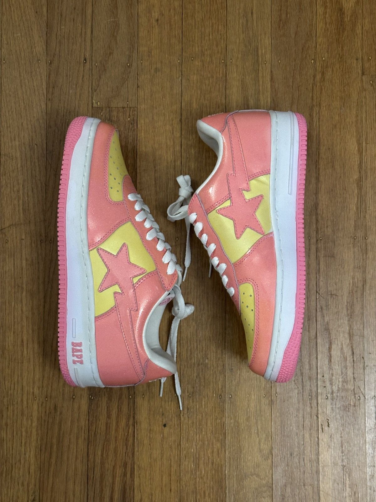 Bape BAPE STA FS-001 GLITTER PINK Size US 9.5 / EU 42-43 - 15 Thumbnail