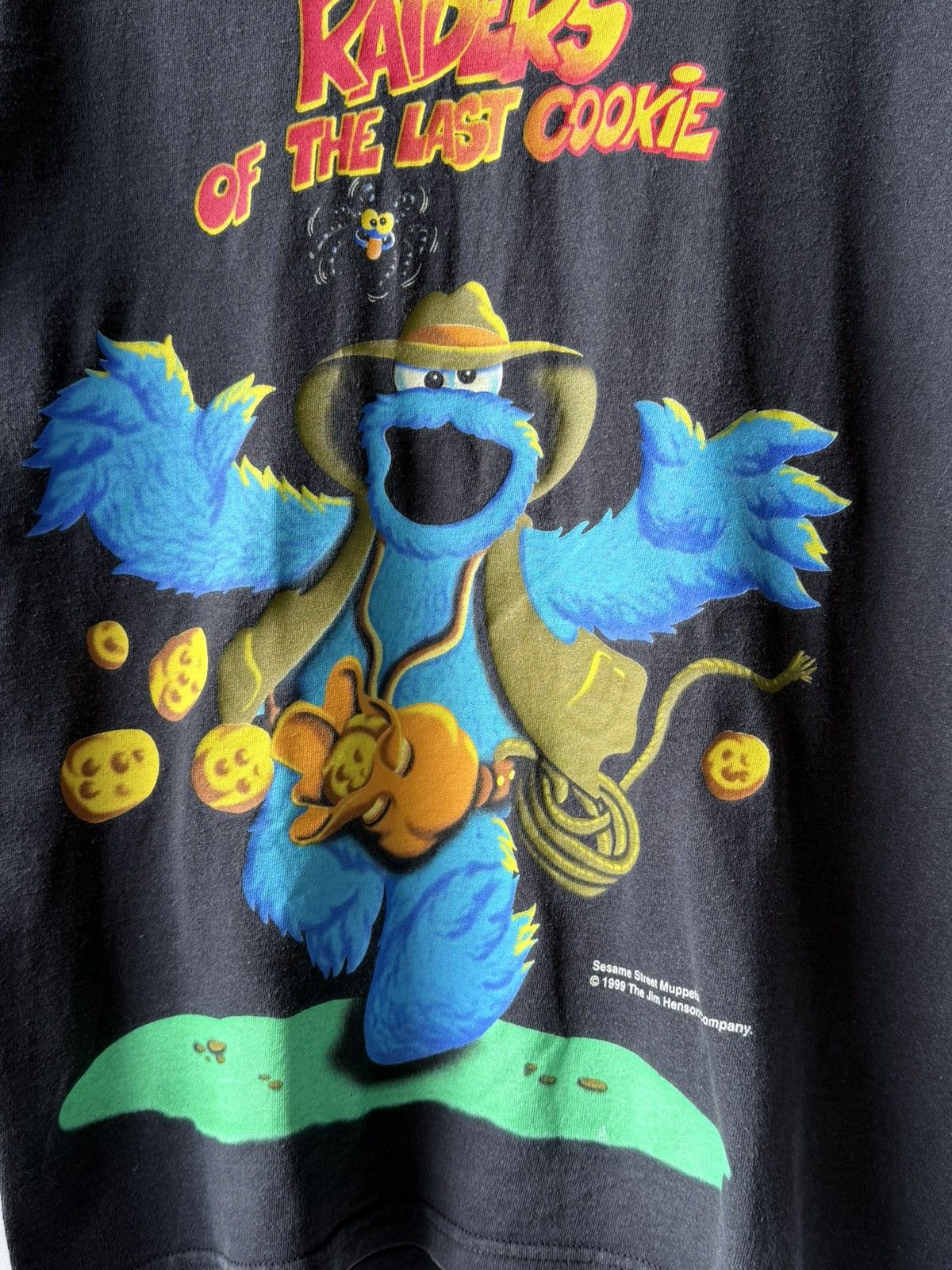 Cartoon Network Vintage 90s Sesame Street Cookie Monster T-Shirt Tee Size US S / EU 44-46 / 1 - 2 Thumbnail