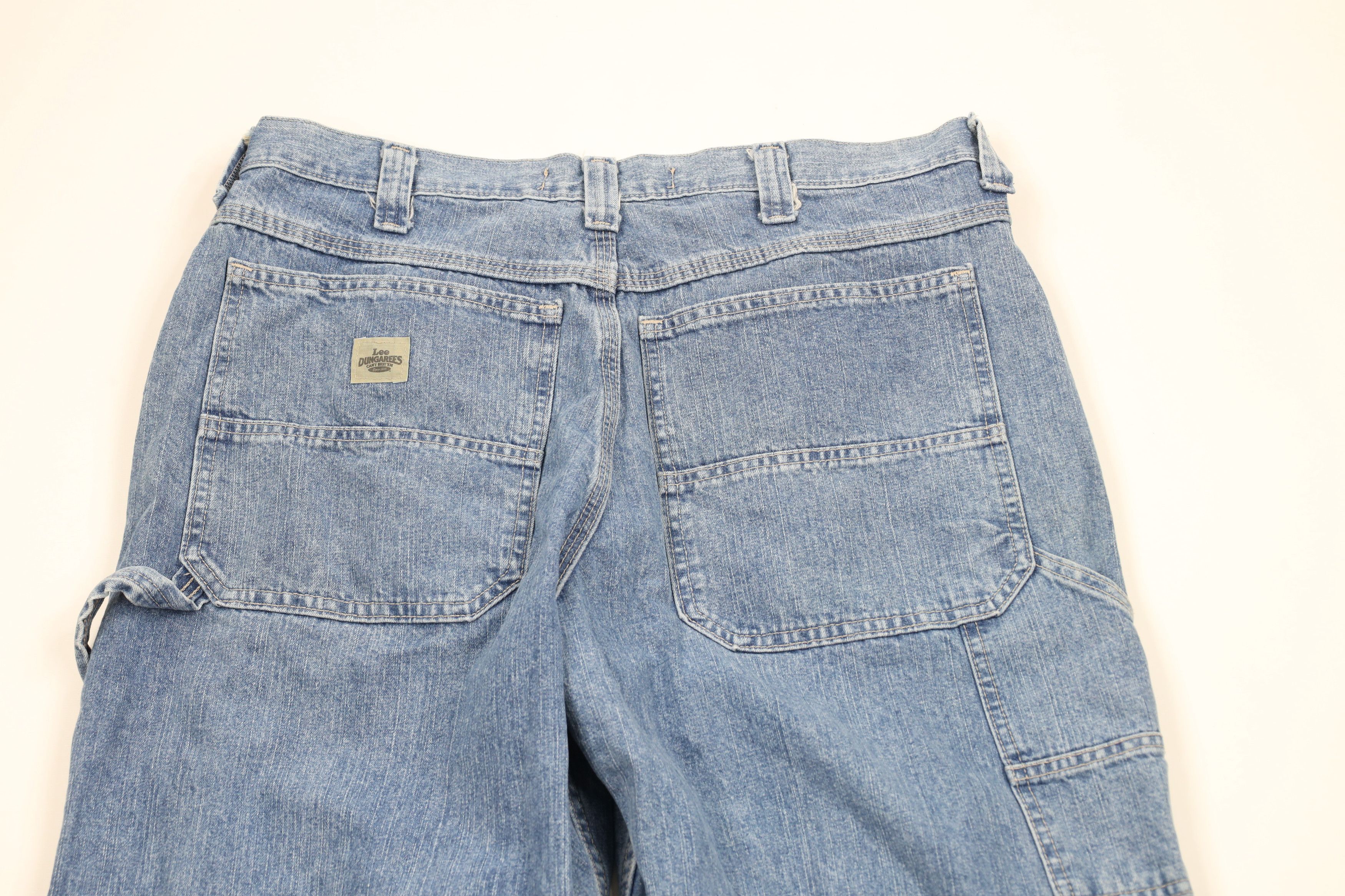 Lee × Vintage Vintage Y2K Lee Wide Leg Carpenter Denim Jeans Blue Size US 36 / EU 52 - 11 Thumbnail