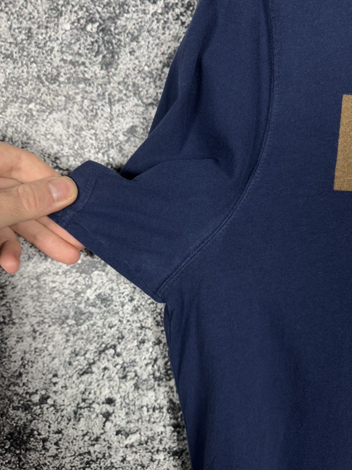 Barbour Men’s Barbour T-Shirt Big Logo N-TH Sea Tailored Fit Size M Size US M / EU 48-50 / 2 - 15 Thumbnail