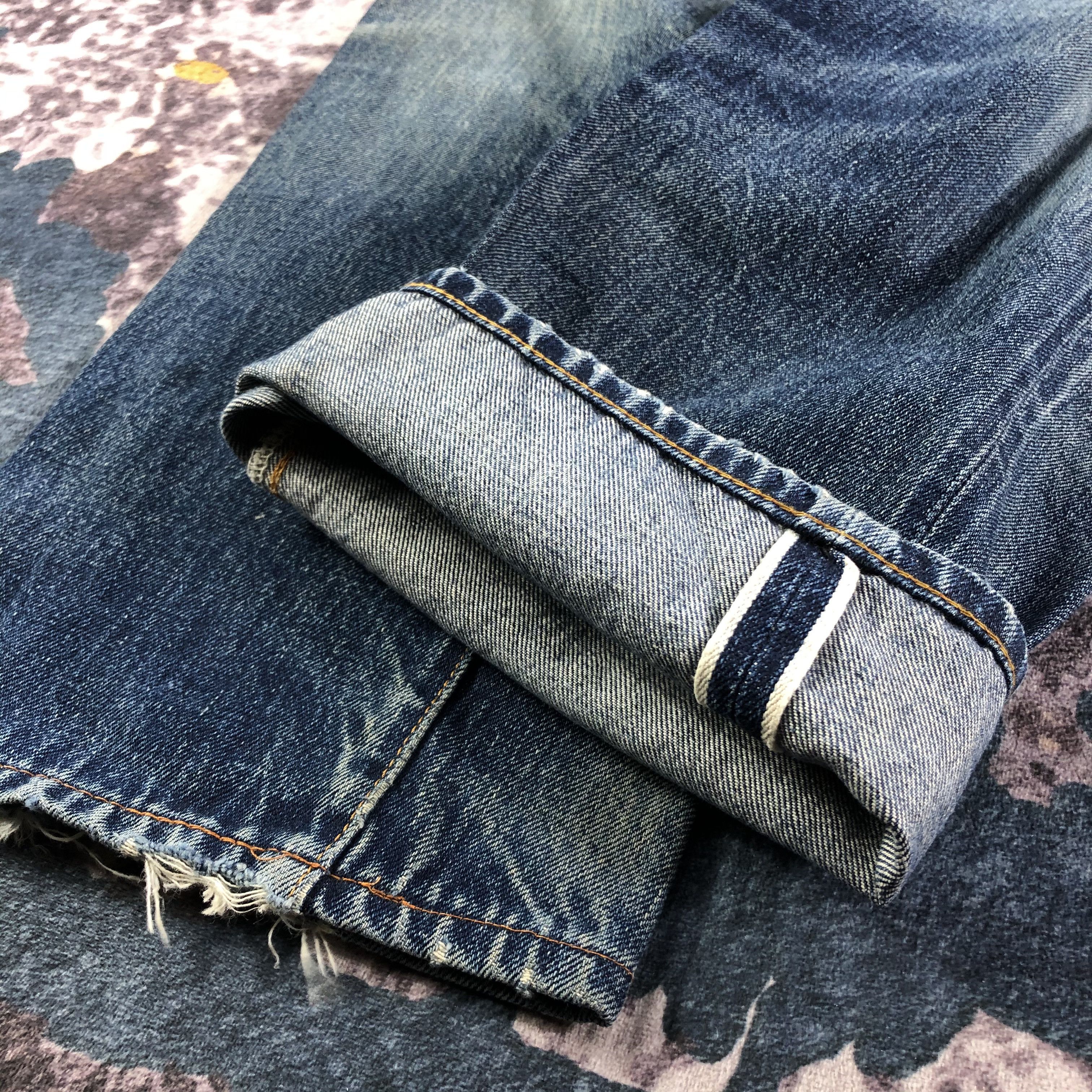 Levi's × Levi's Vintage Clothing × Vintage Vintage 90s Big E 501 Redline Jeans-JM3197 Size US 28 / EU 44 - 7 Thumbnail