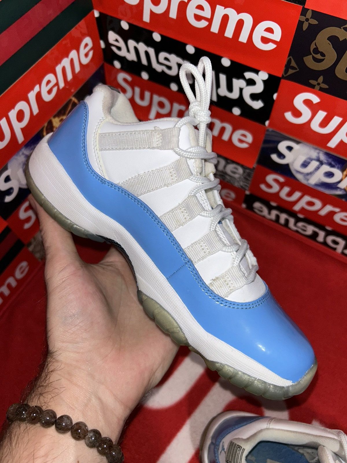 Jordan Brand Jordan 11 Retro Low University Blue (GS) 528896-106 size 4y Size US 5 / EU 37 - 8 Thumbnail