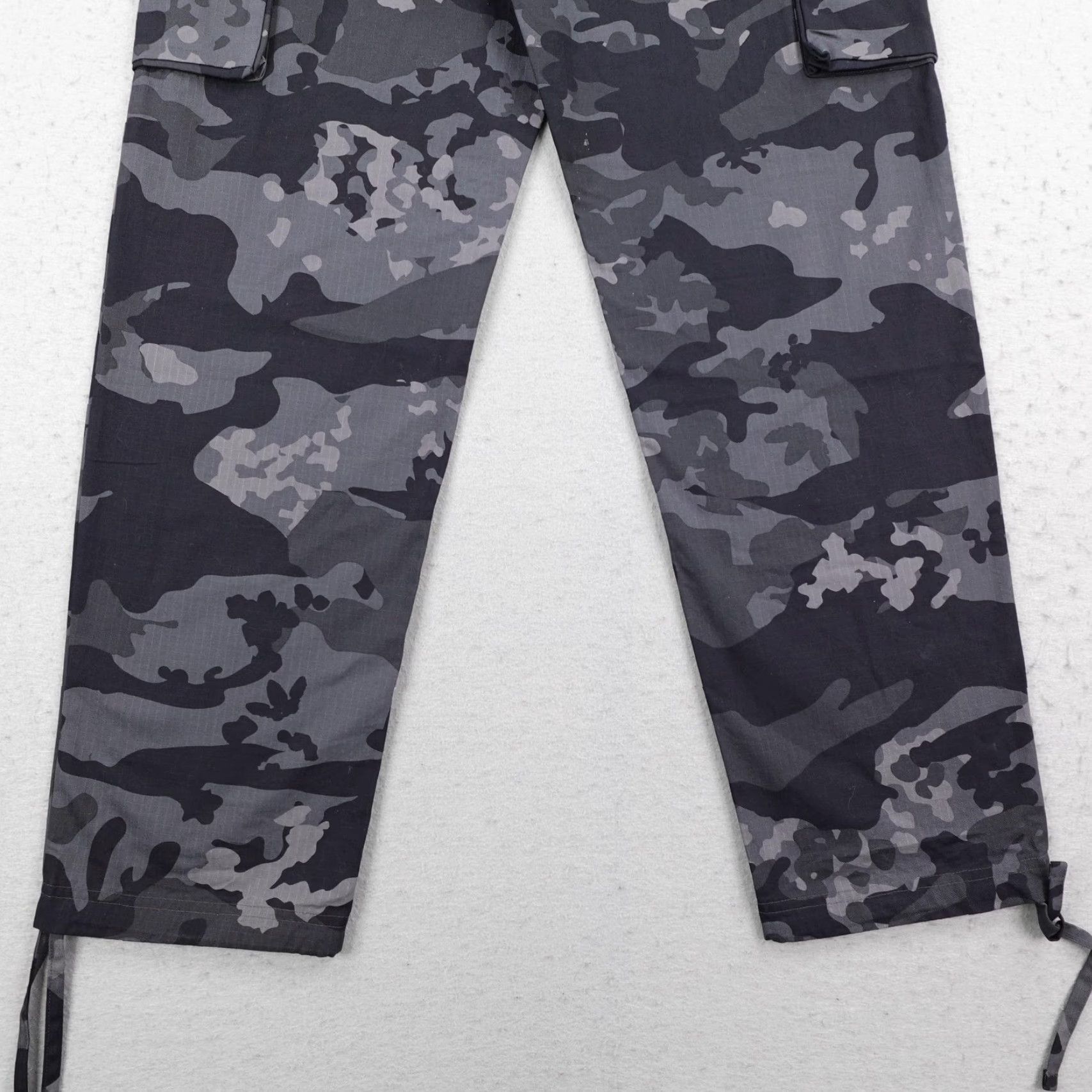 Adidas Adidas Pants Mens Small Gray Camo Cargo Ripstop Utility Joggers Drawstring NEW Size US 29 - 7 Thumbnail
