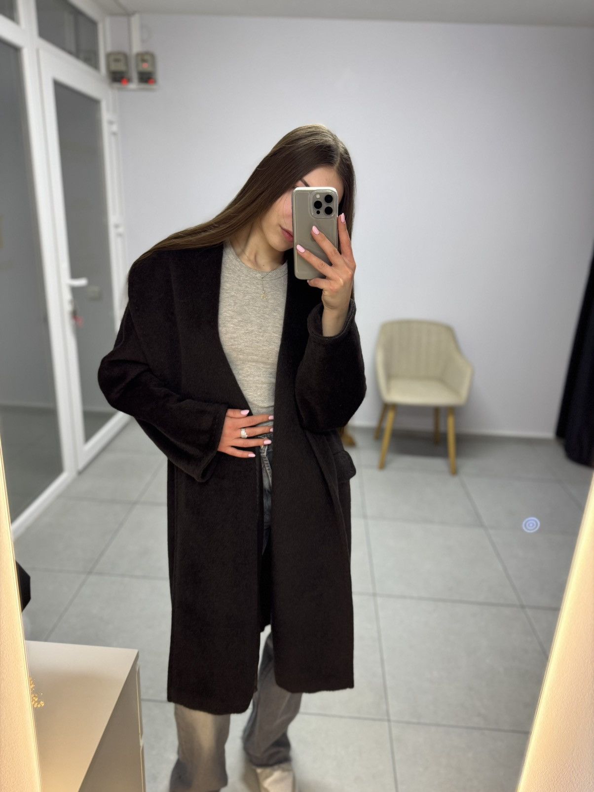 Max Mara Max Mara Luxury Alpaca Wool Coat Size S / US 4 / IT 40 - 6 Thumbnail