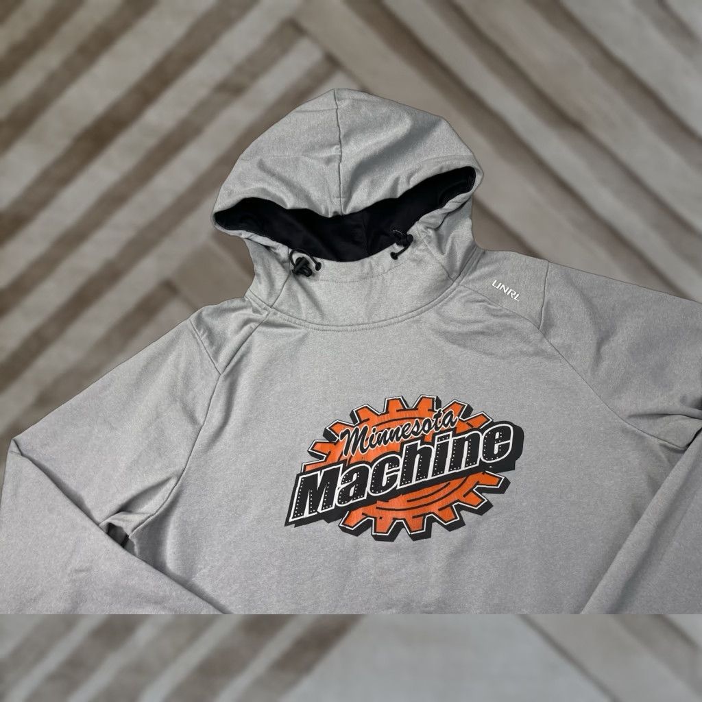 Vintage UNRL Hoodie Mens M Gray Crossover Training Performance Stretch Pullover Size US M / EU 48-50 / 2 - 1 Thumbnail