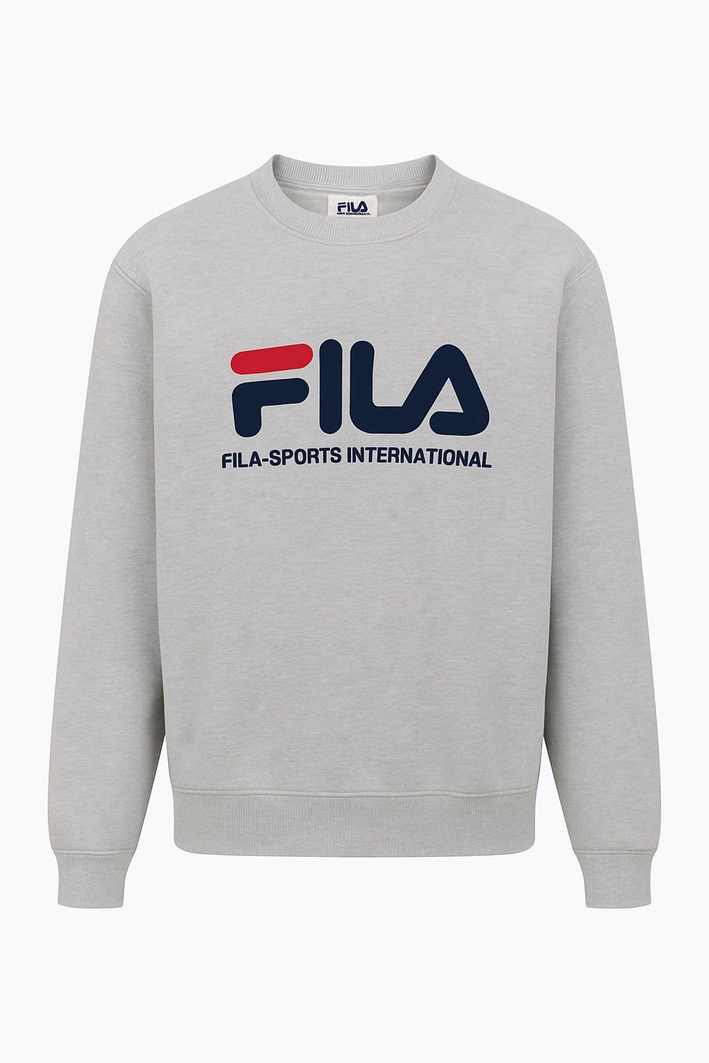 Fila Vintage FILA Sports International Grey Crewneck Sweatshirt Size US L / EU 52-54 / 3 - 1 Thumbnail