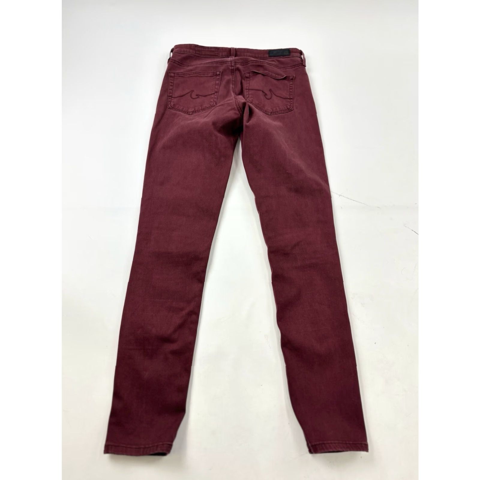 Anthropologie VINTAGE AG Adriano Goldschmied Jeans Womens 25 Red The Abby Ankle Anthropologie Skinny Mens? Size 42" / US 20 - 2 Thumbnail
