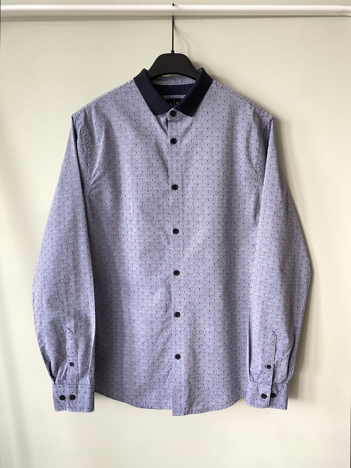 Armani Armani Exchange polka dot ls shirt Size US S / EU 44-46 / 1 - 1 Thumbnail