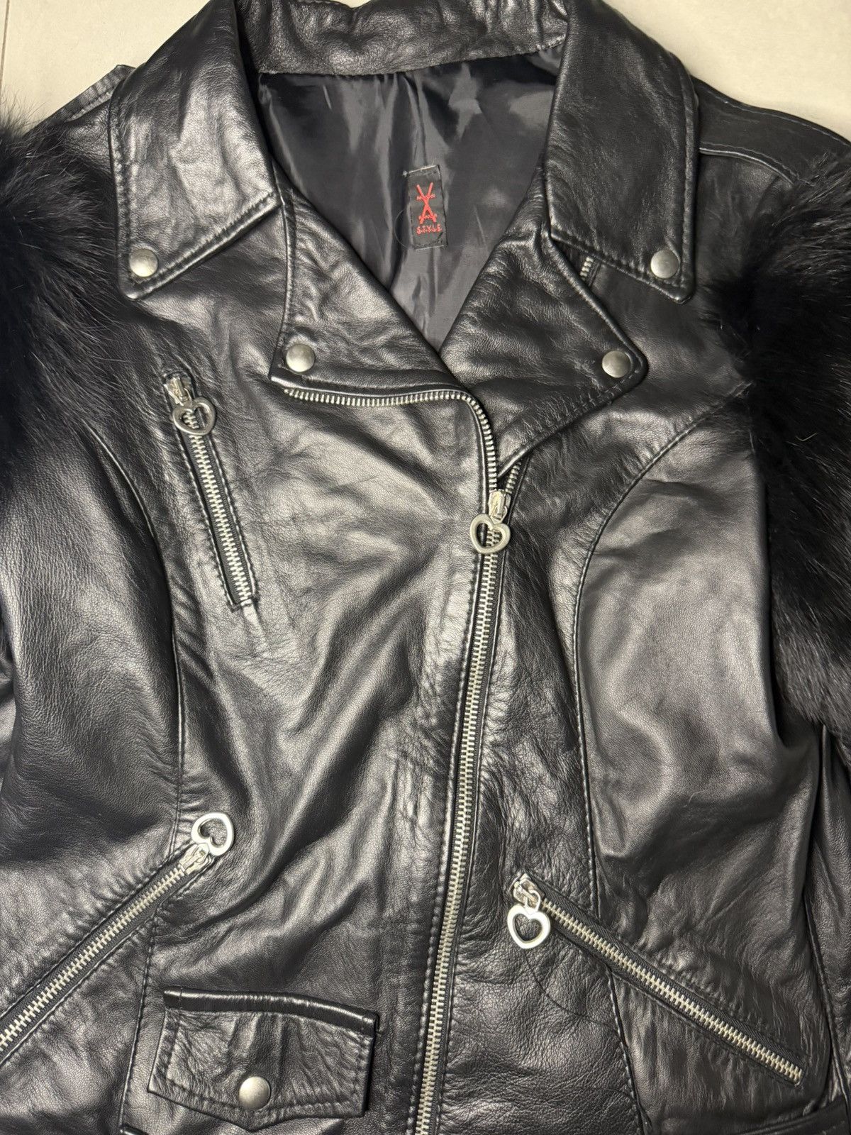 Other Italian Real Leather Jacket — Size L Size L / US 10 / IT 46 - 2 Thumbnail