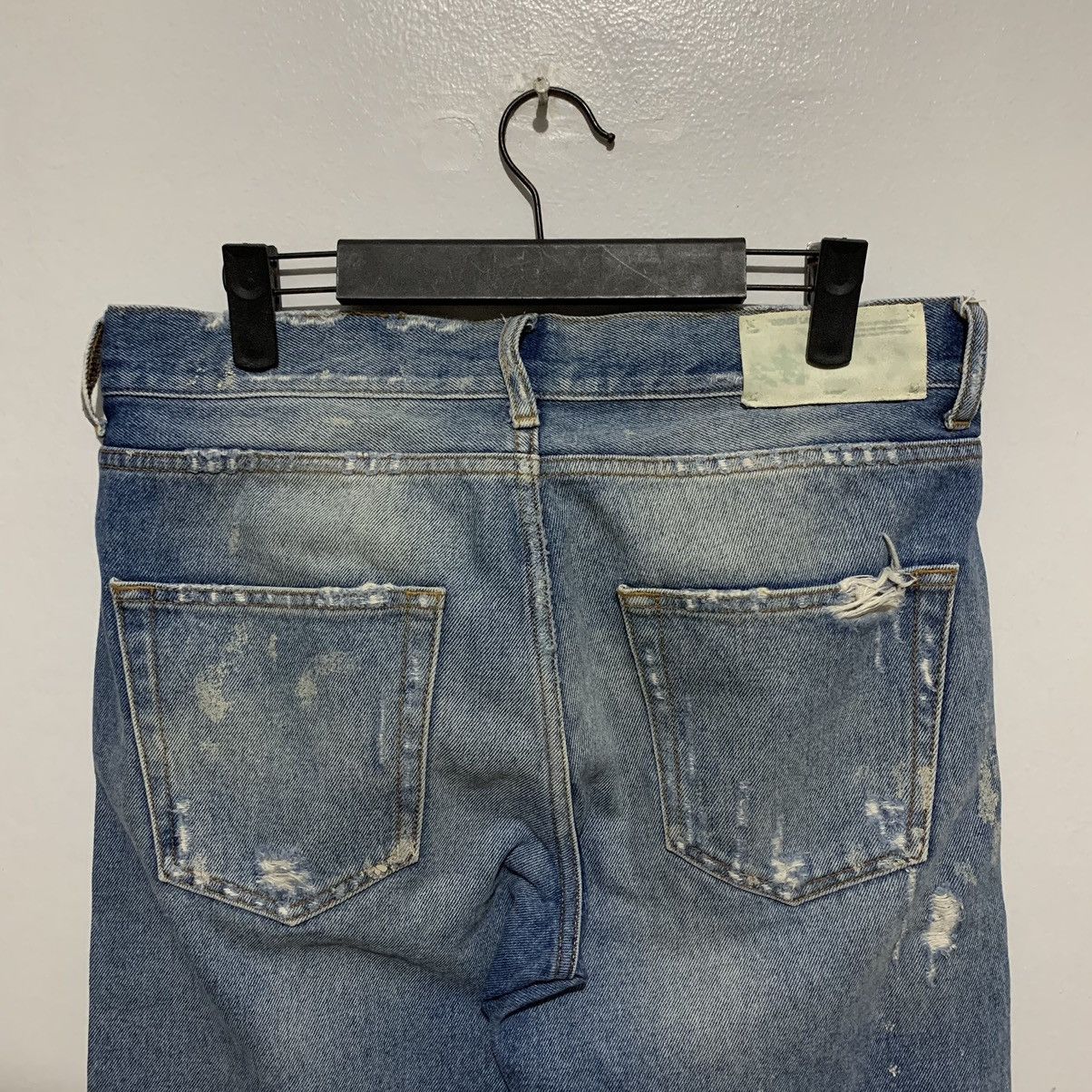 Off-White Off-White "Cropped Fit" OG Diagonal Stripe Denim Jeans Size US 30 / EU 46 - 9 Thumbnail