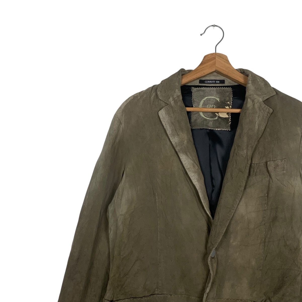 Cerruti 1881 CERRUTI 1881 Sheepskin Blazer Casual Jacket #1798-C16 Size US M / EU 48-50 / 2 - 3 Thumbnail