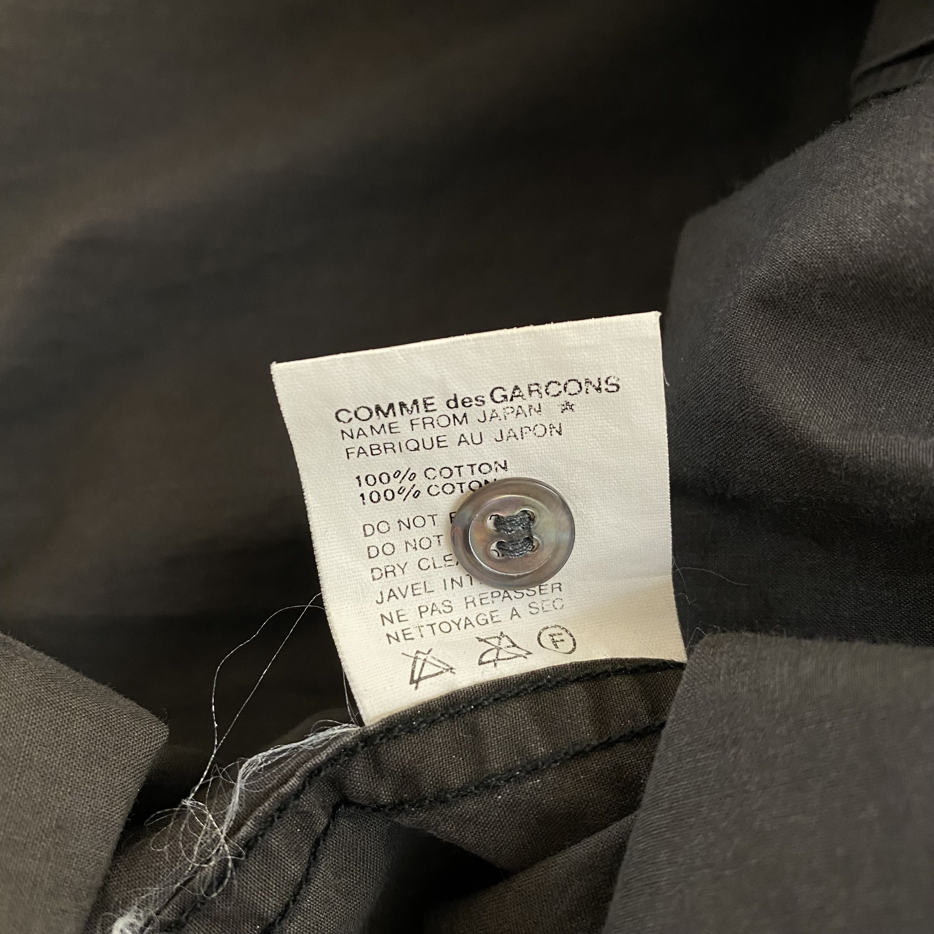 Comme des Garcons Comme des Garcons 1989 Collar Logo Shirt Size US L / EU 52-54 / 3 - 10 Thumbnail