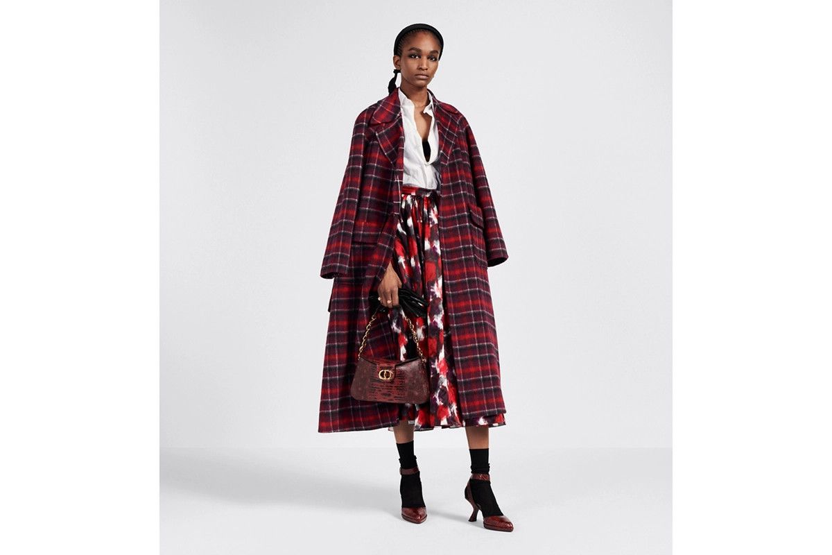 Dior o1bcso1str0225 Coat with Belt in Multicolor Size M / US 6-8 / IT 42-44 - 4 Thumbnail