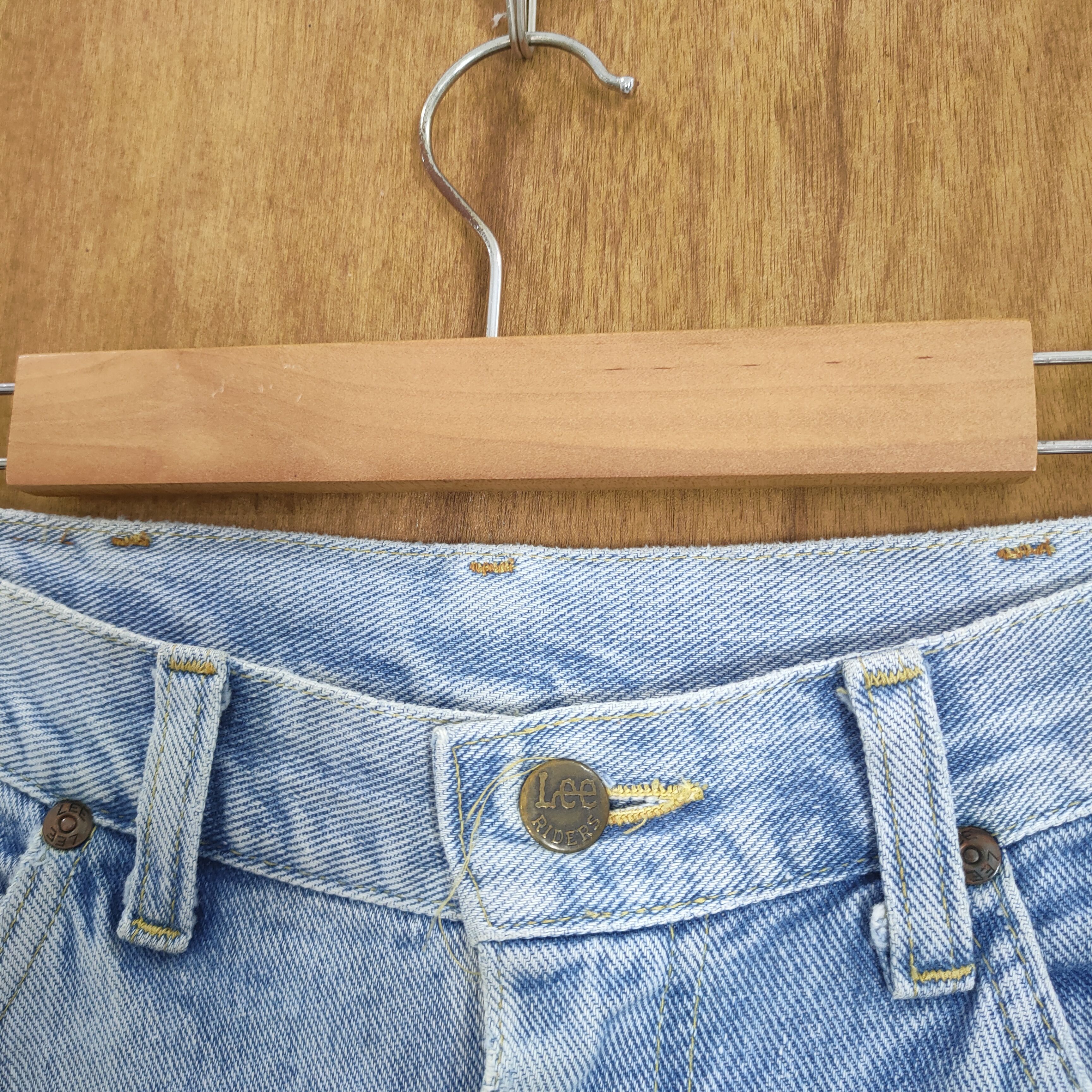 Vintage VINTAGE LEE USA LIGHT BLUE DISTRESSED JEANS PANTS Size US 32 / EU 48 - 3 Thumbnail