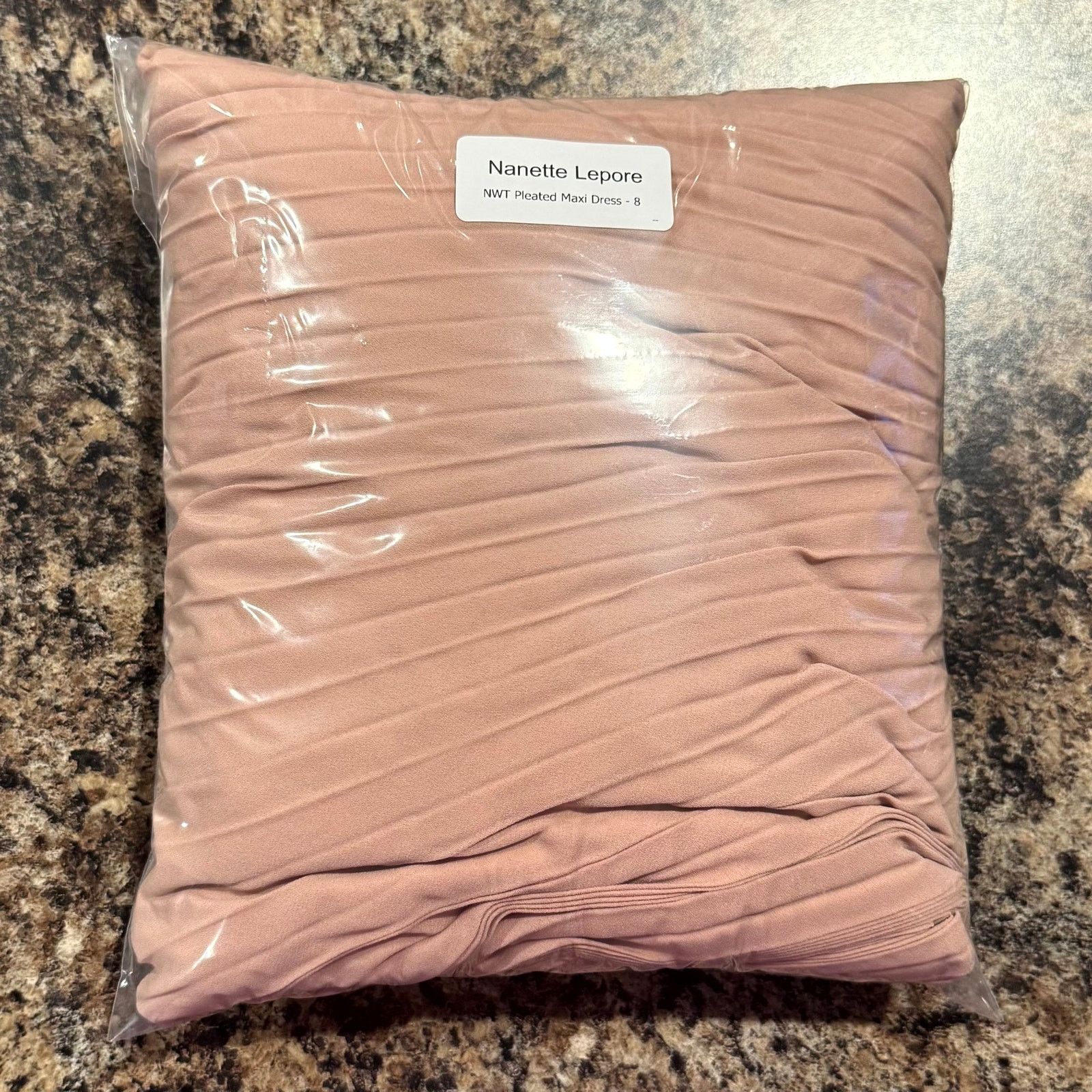Nanette Lepore NWT Nanette Lepore Maxi Dress Pleated Smock High Neck Pink 8 Size M / US 6-8 / IT 42-44 - 7 Thumbnail