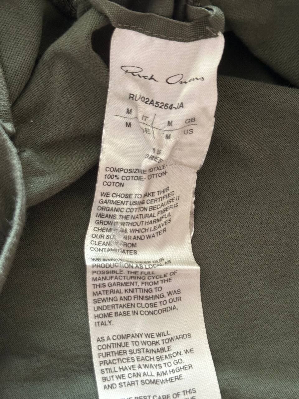Rick Owens Rick Owens FW21 Gethsemane Basic Level Tee Size US M / EU 48-50 / 2 - 5 Thumbnail