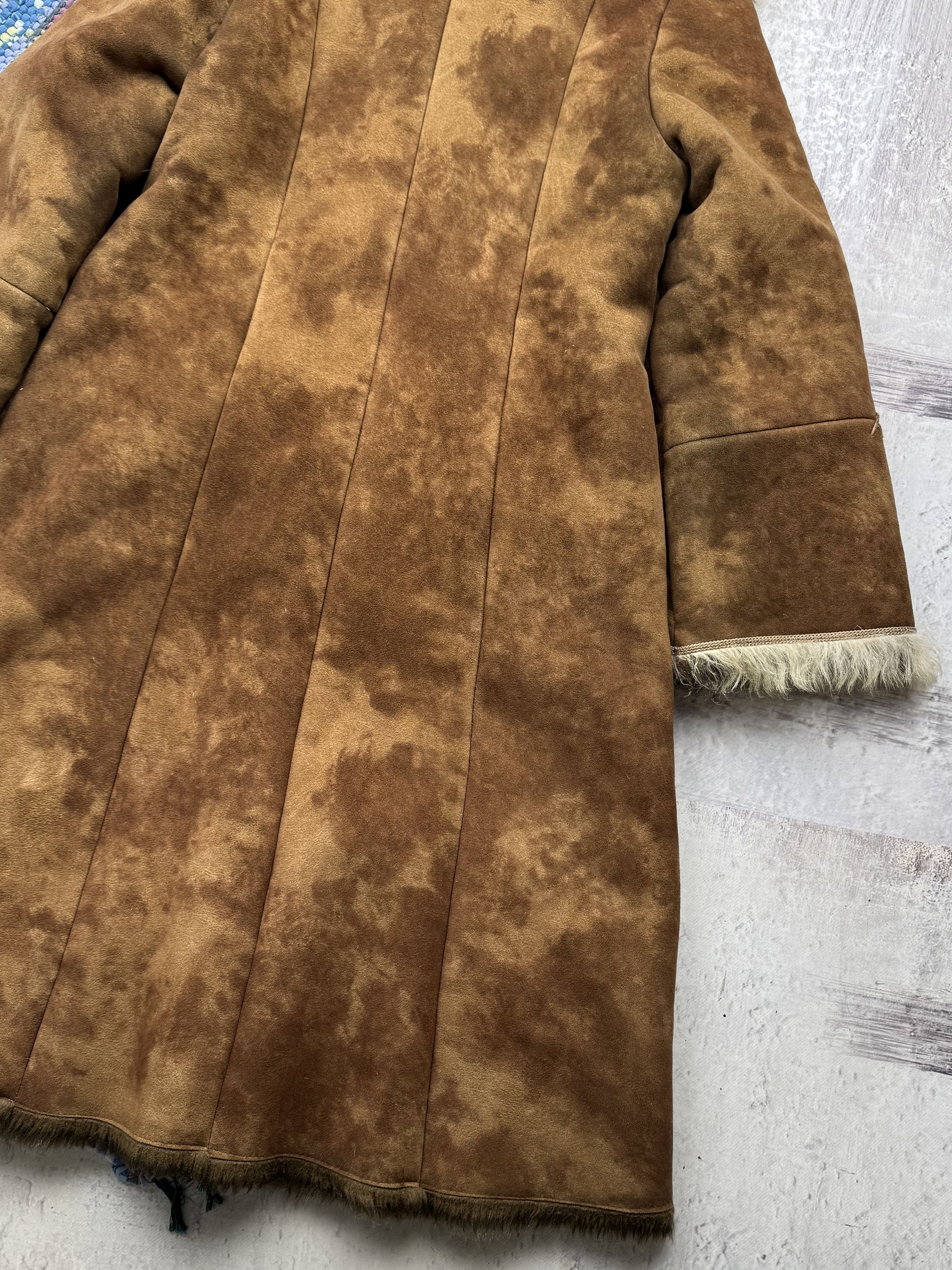 Vintage Vintage Faux Sheepskin Faded Coat A414(484)D15 Size L / US 10 / IT 46 - 15 Thumbnail