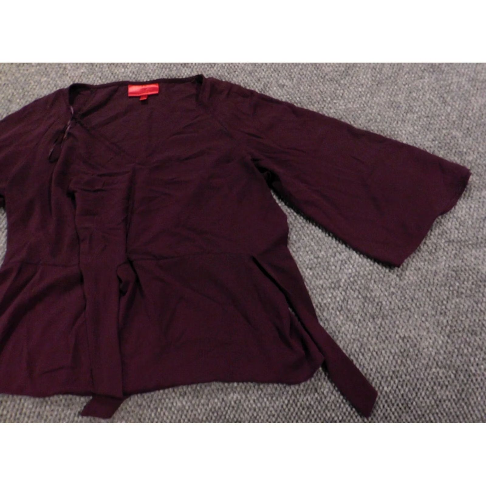 Vintage Jennifer Lopez Womens Blouse Medium Purple pullover top Size M / US 6-8 / IT 42-44 - 3 Thumbnail