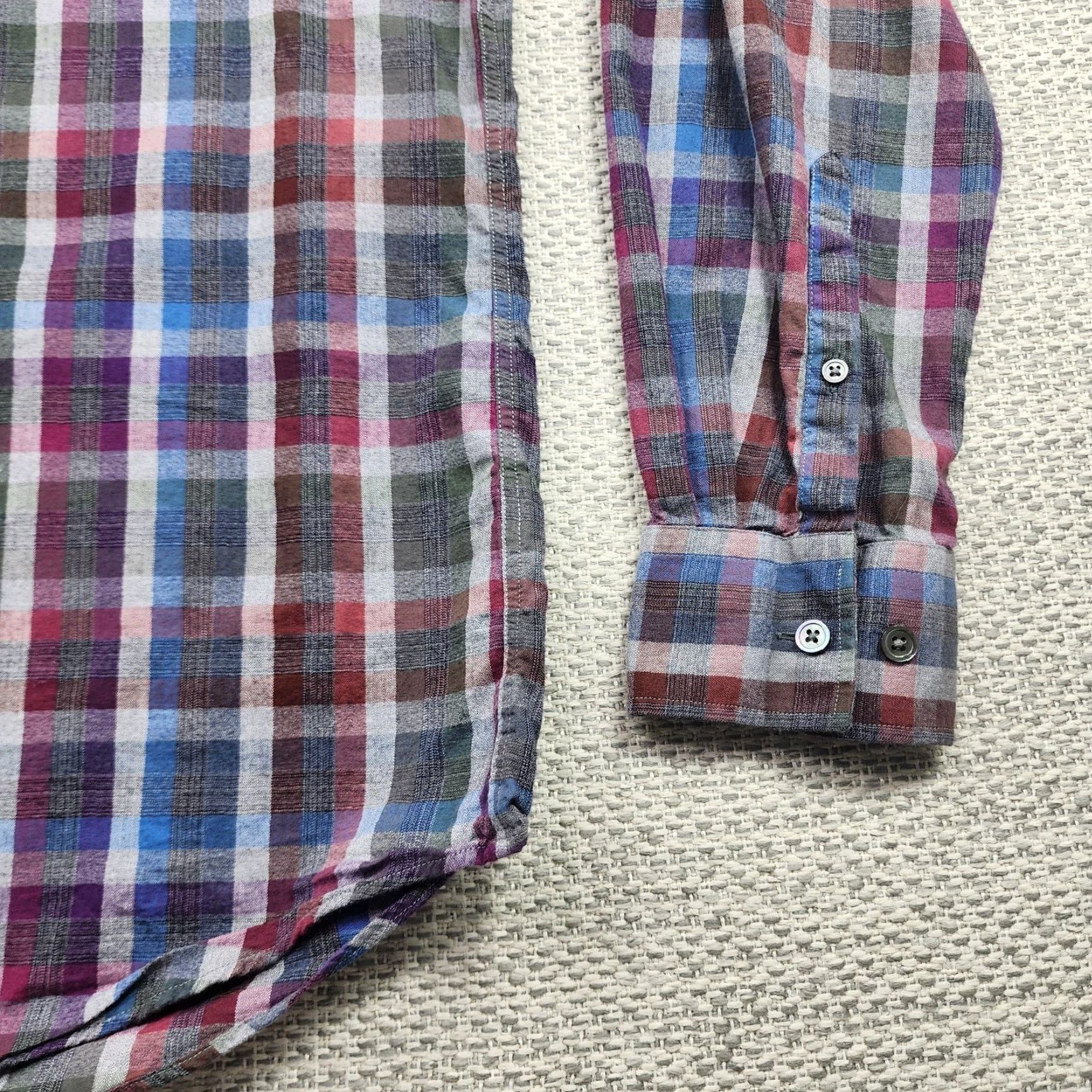 Rodd & Gunn Rodd & Gunn Shirt Mens Large Multicolor Plaid Button-Up Italy Cotton Size US L / EU 52-54 / 3 - 6 Thumbnail